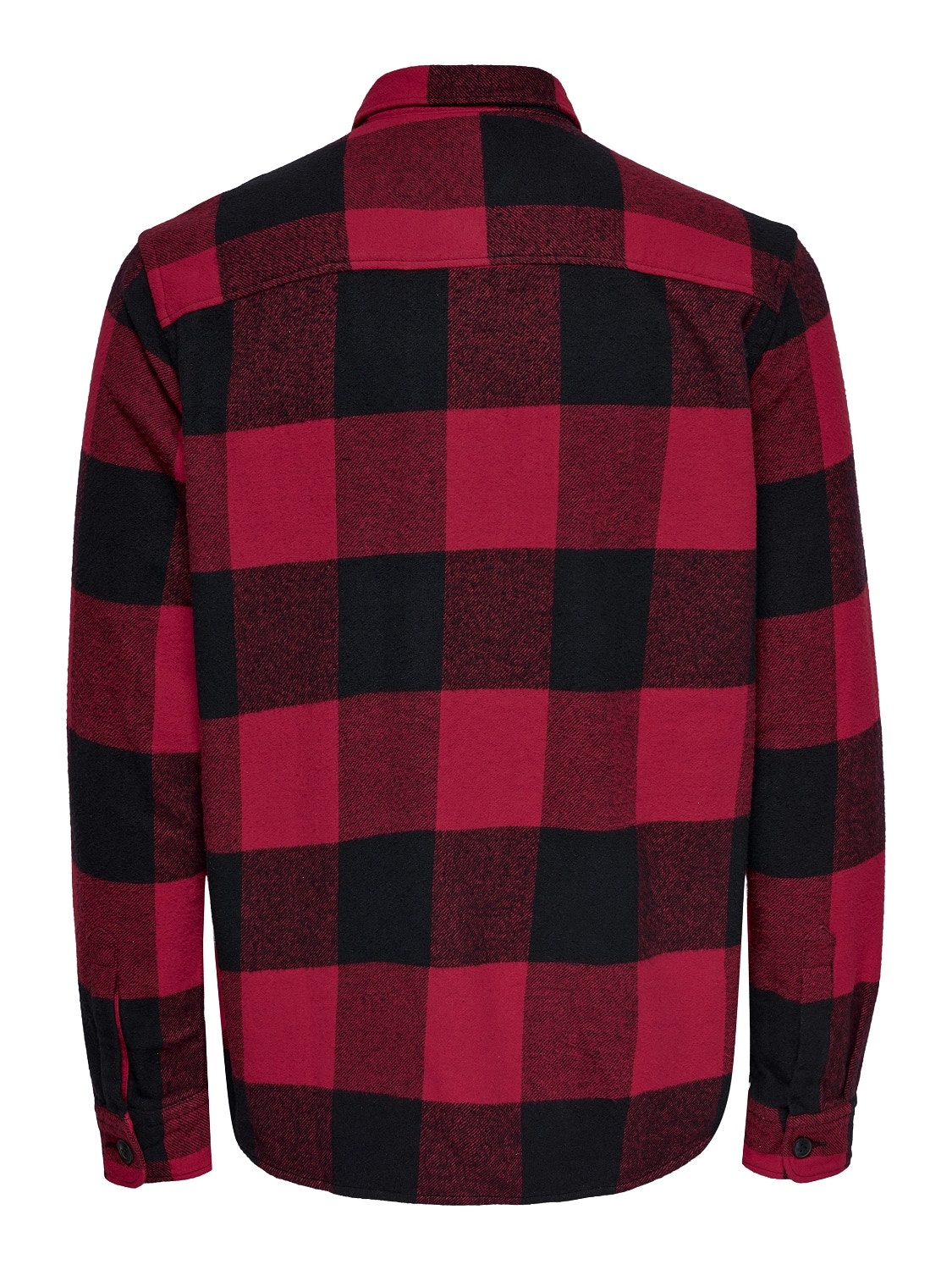 ONLY & SONS Regular Fit Skjortekrage Skjorte -Fiery Red - 22019854
