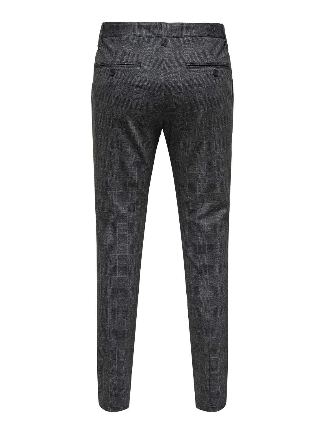 ONLY & SONS Checkered chinos -Black - 22019887