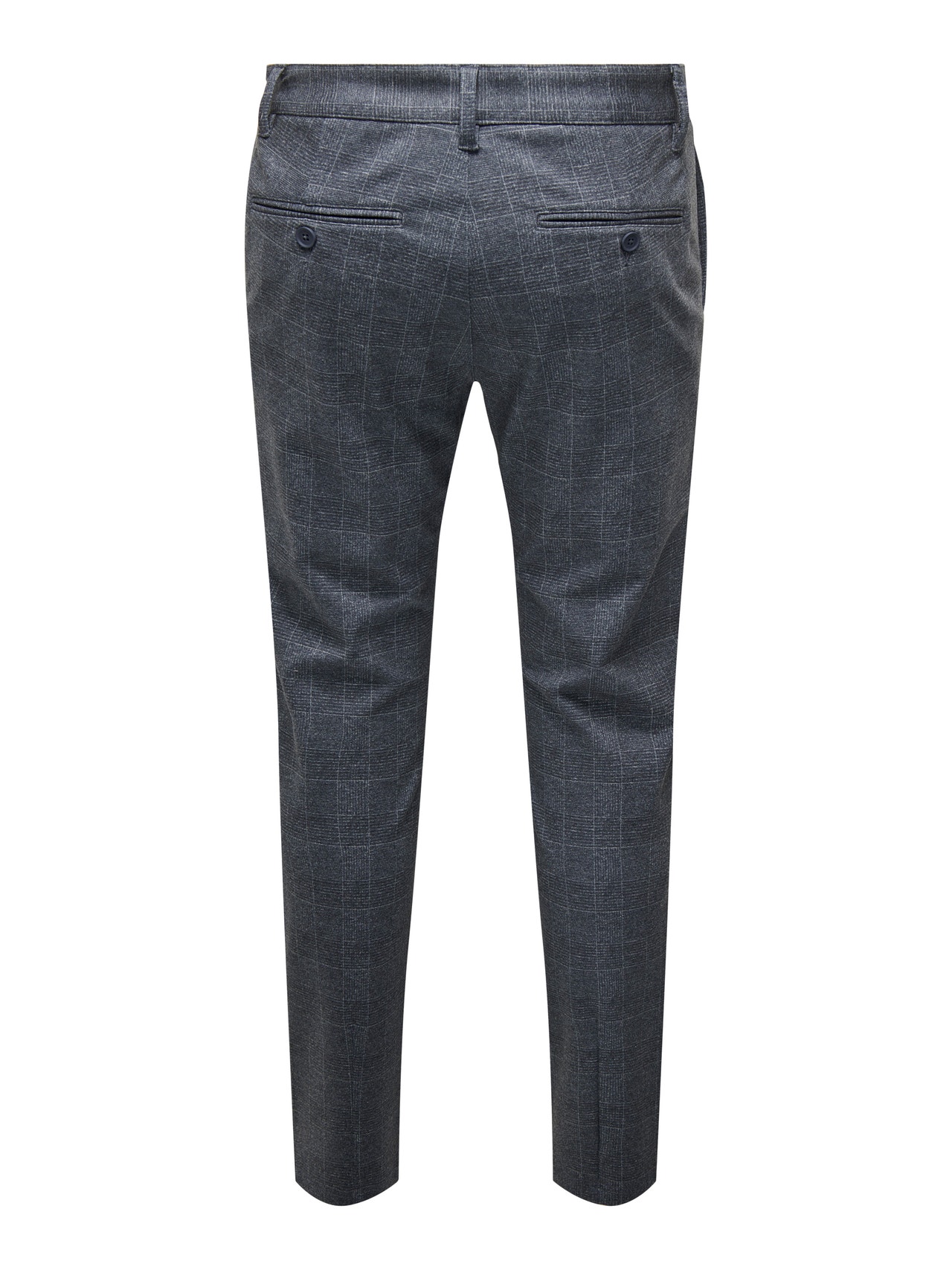 ONLY & SONS Pantalons Slim Fit Taille moyenne -Dress Blues - 22019887