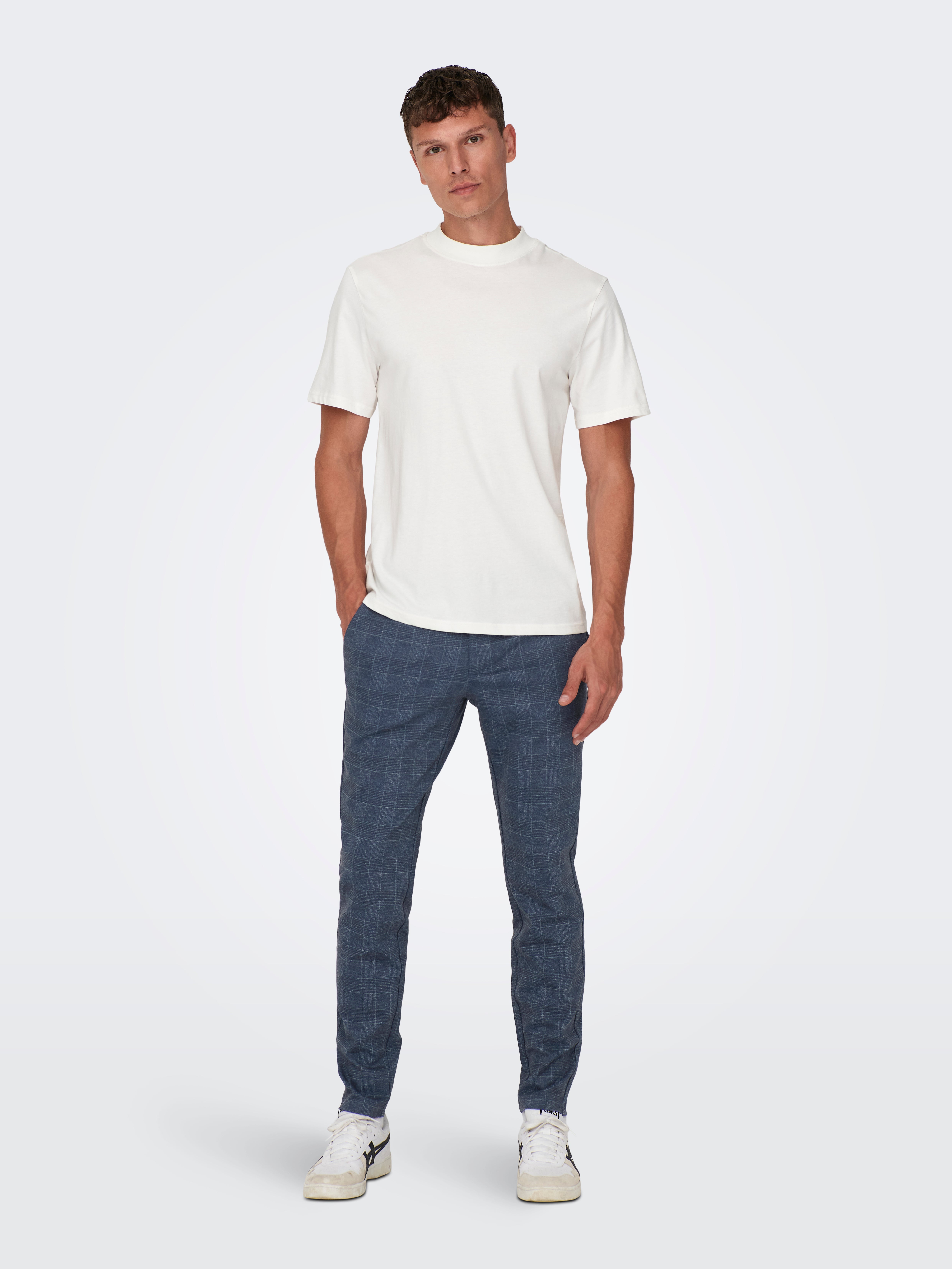 ONSMARK Slim Fit Chino trousers | Dark Blue | ONLY & SONS®