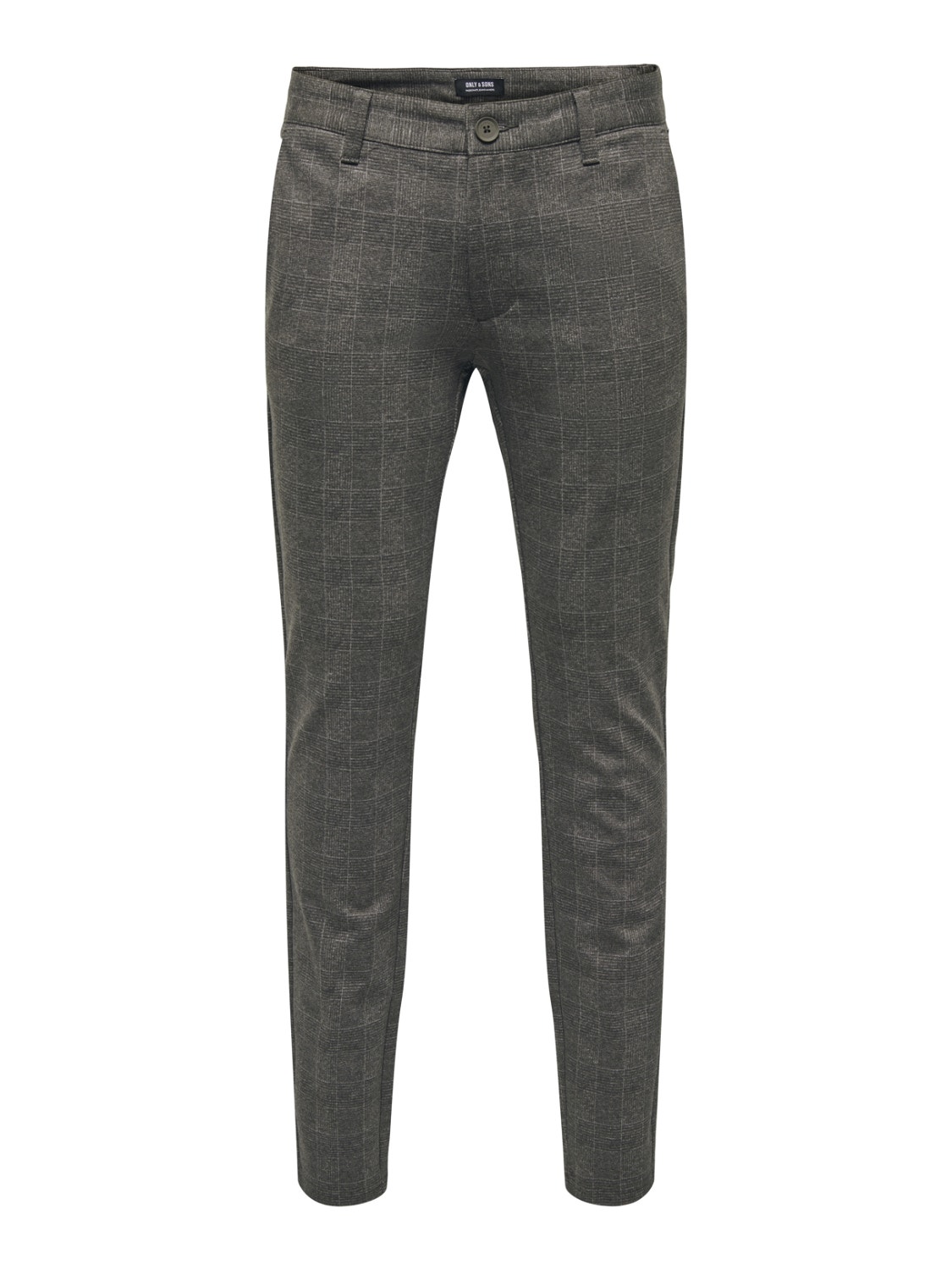 ONLY & SONS Slim Fit Mid waist Trousers -Slate Black - 22019887