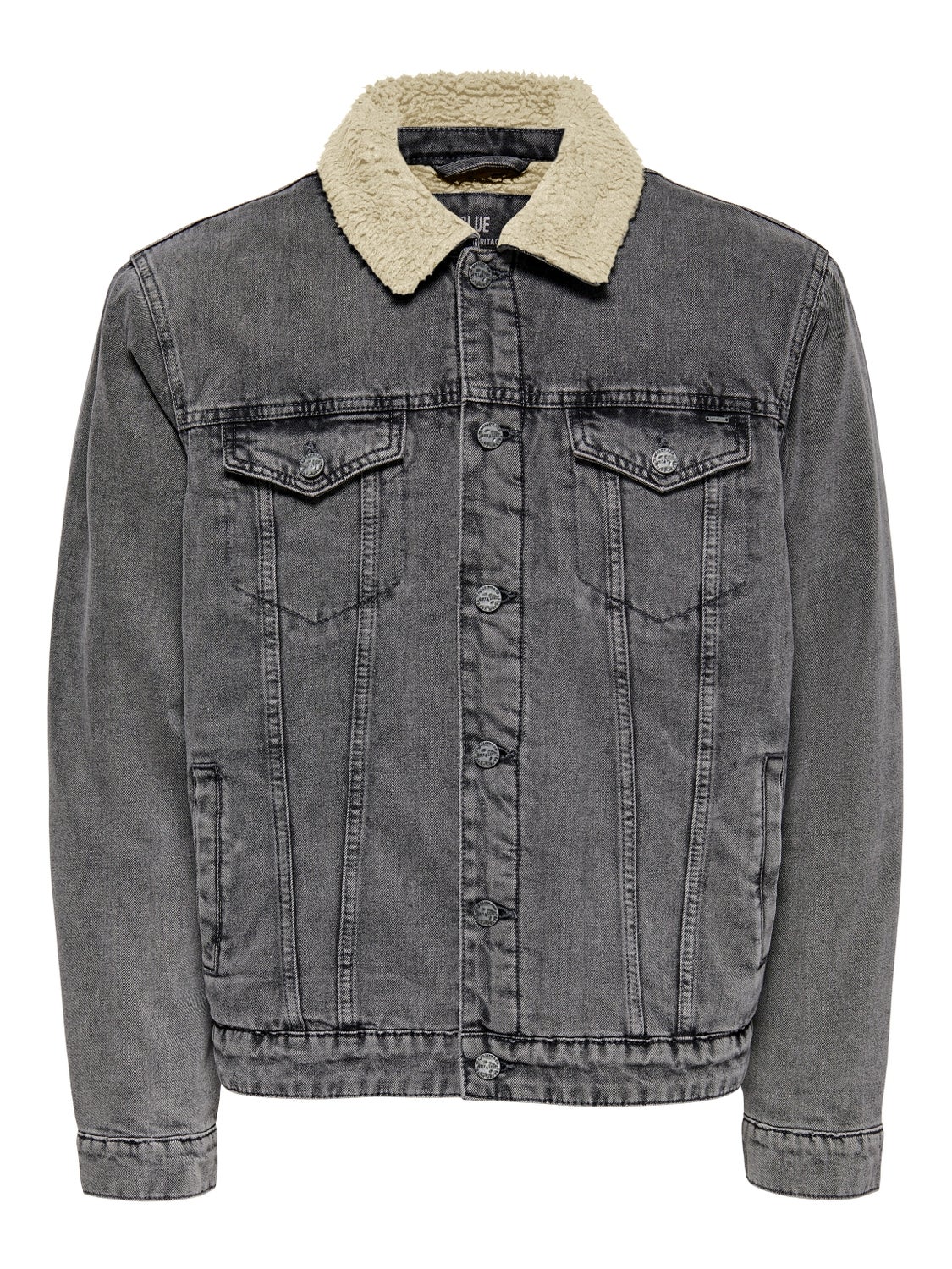 Teddy Denim jacket with 50% discount 