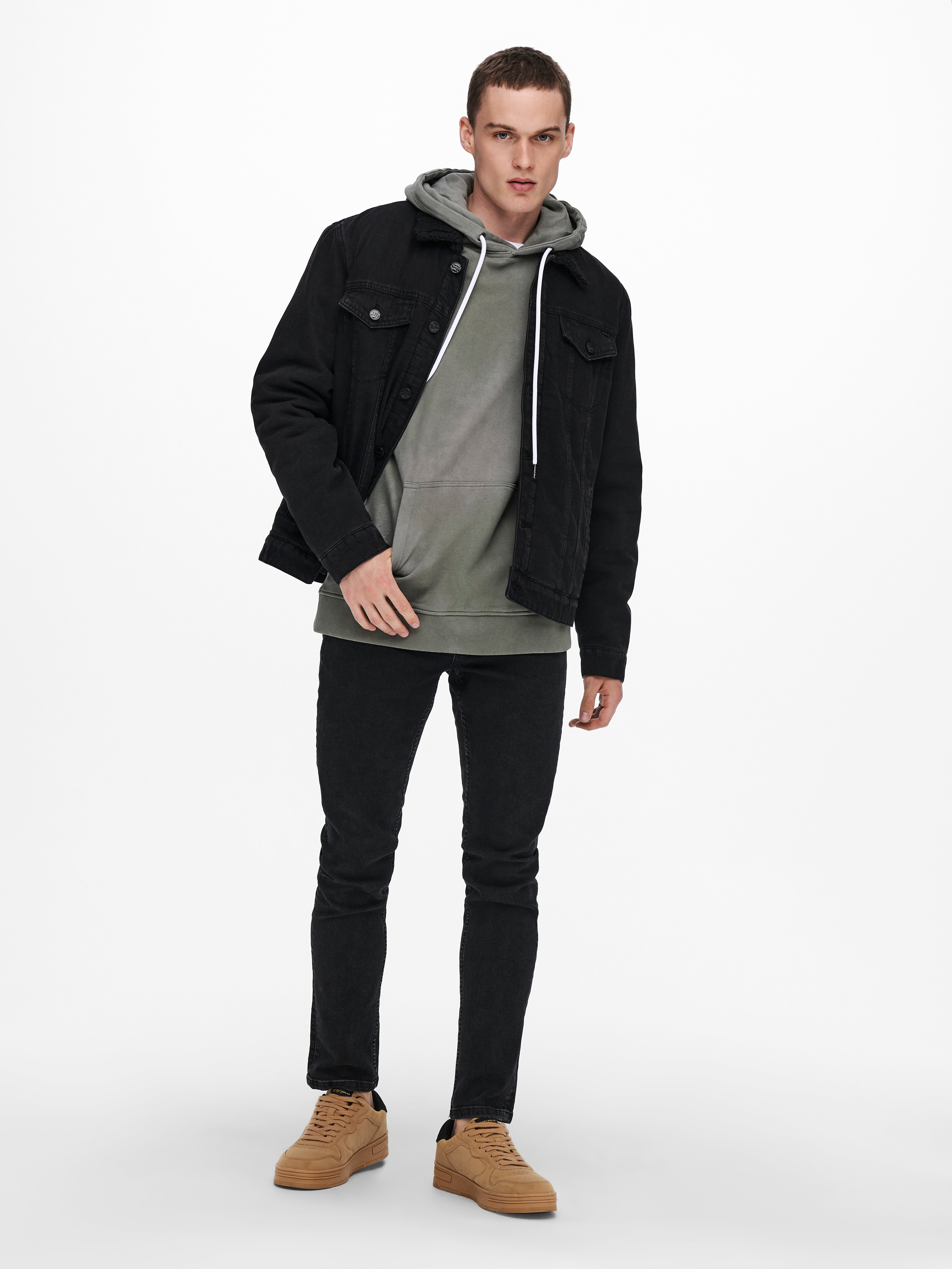 Teddy Denim jacket 50% alennuksella 