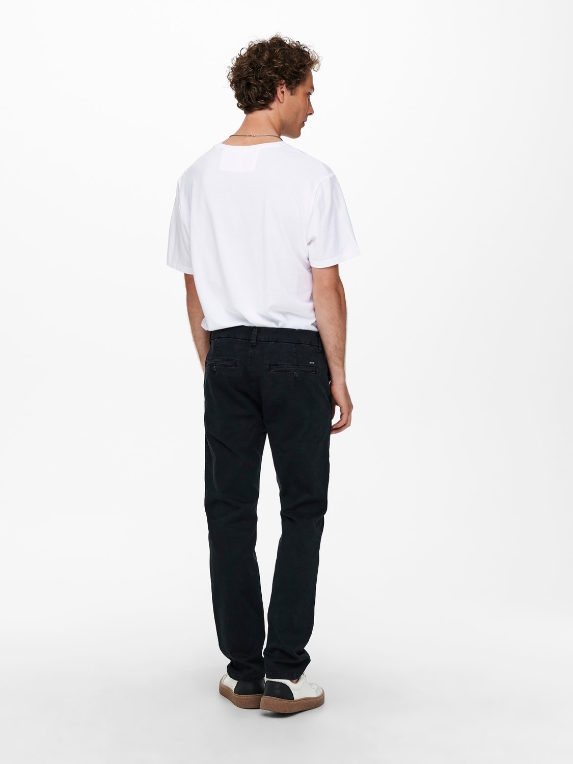 ONLY & SONS Chinos Slim Fit Taille moyenne -Black - 22019934