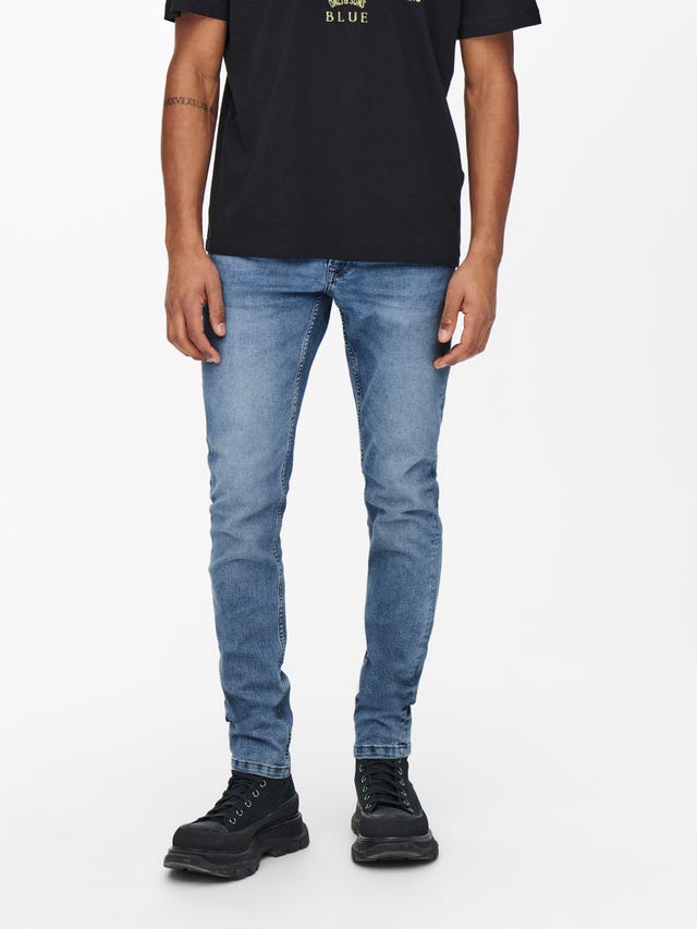 ONLY & SONS Slim Fit Mittlere Taille Jeans - 22019940