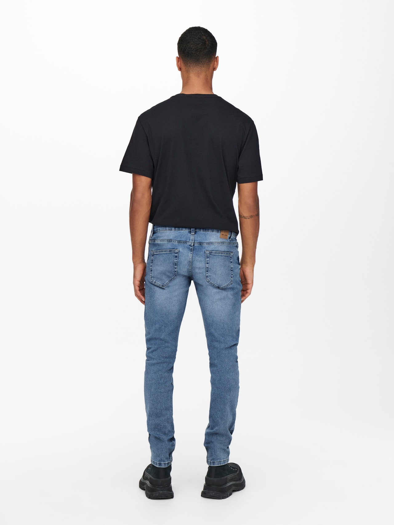 ONLY & SONS Slim Fit Regular rise Jeans -Blue Denim - 22019940