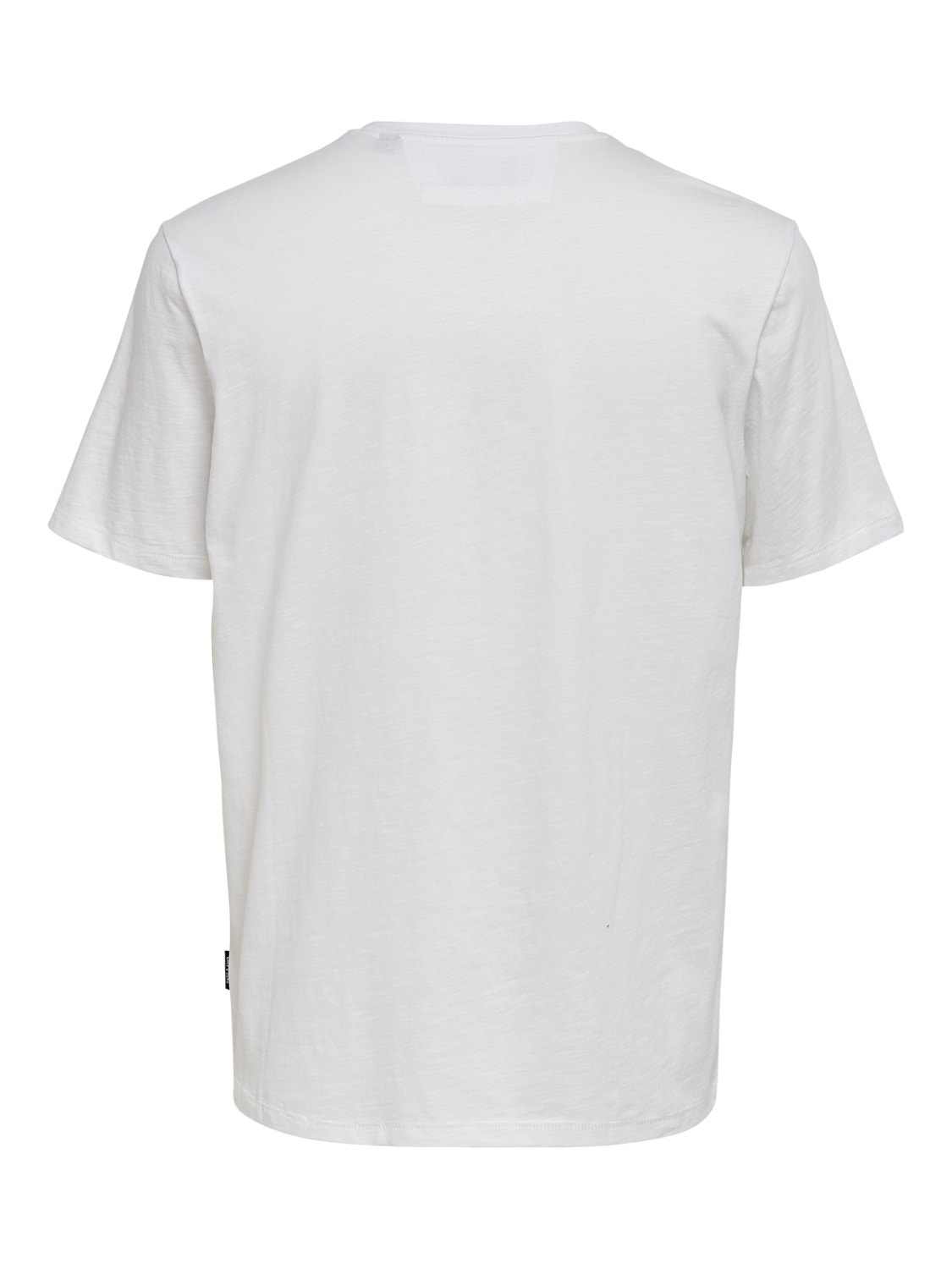 ONLY & SONS Normal passform O-ringning T-shirt -White - 22020074