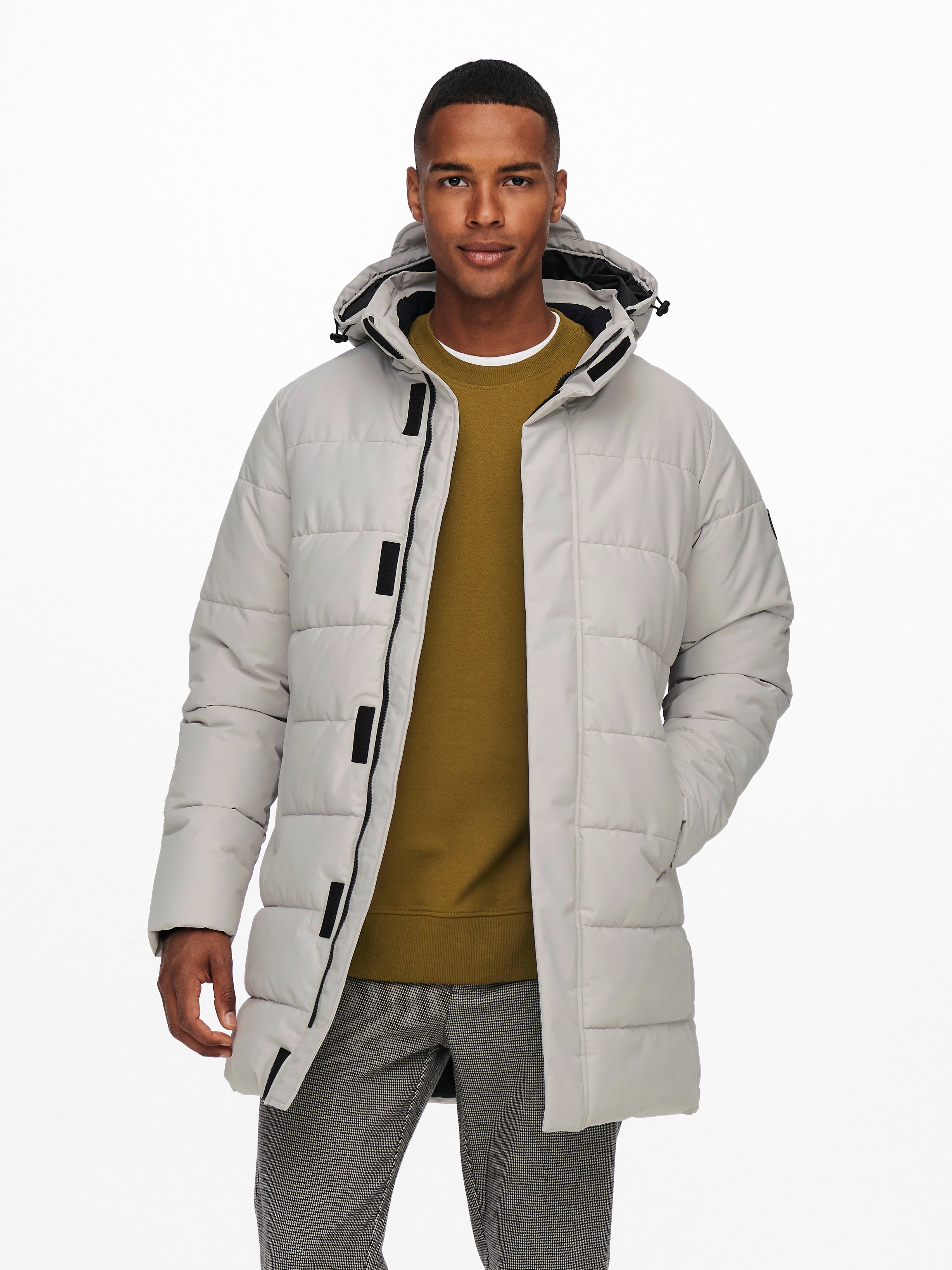 only and sons puffer jacket