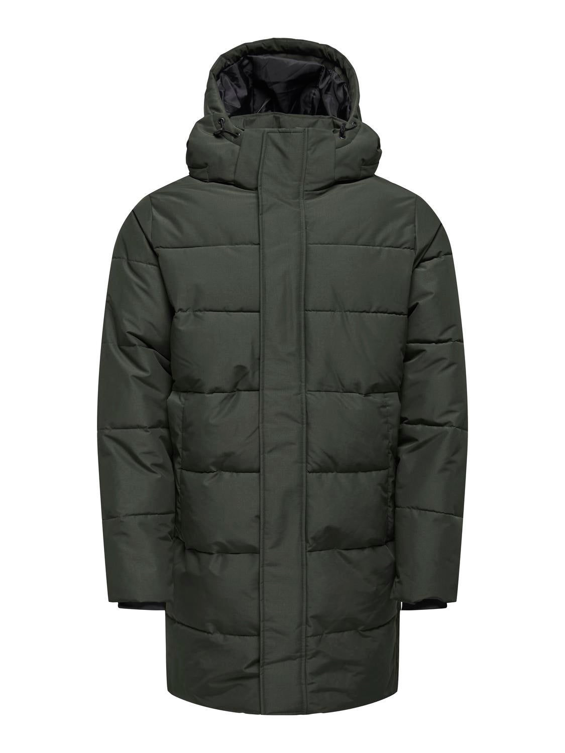 Only & sons padded parka hotsell