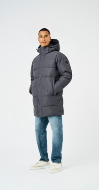 ONLY & SONS oversized puffer jacket in black ONLY & SONS oversized puffer jacket in black