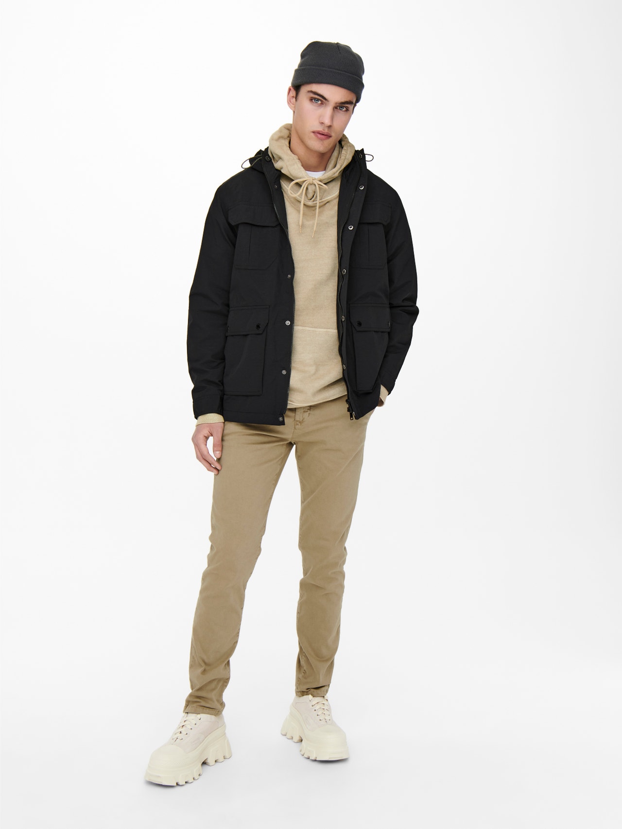 ONLY & SONS Parkas -Black - 22020361