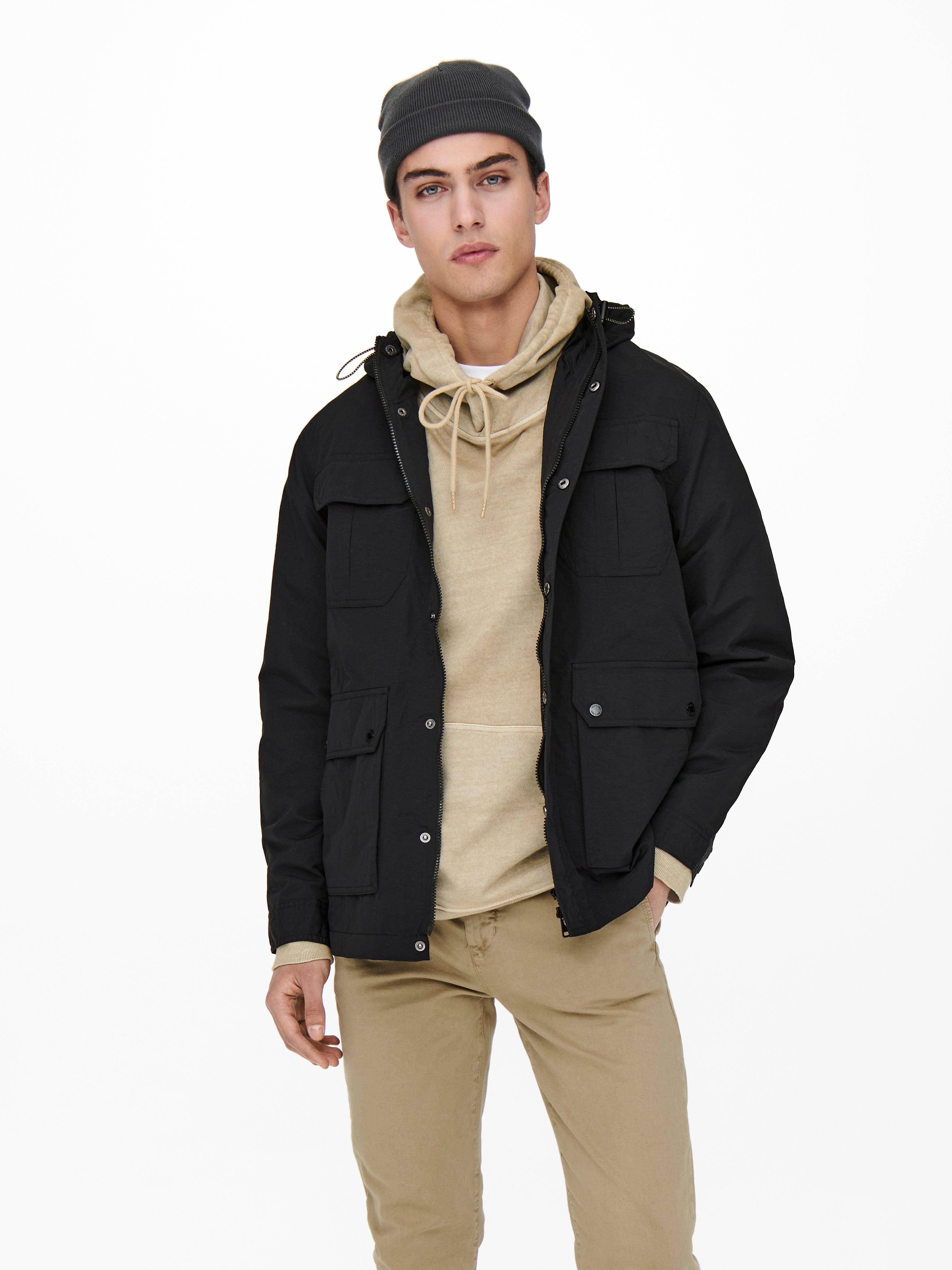 only and sons parka