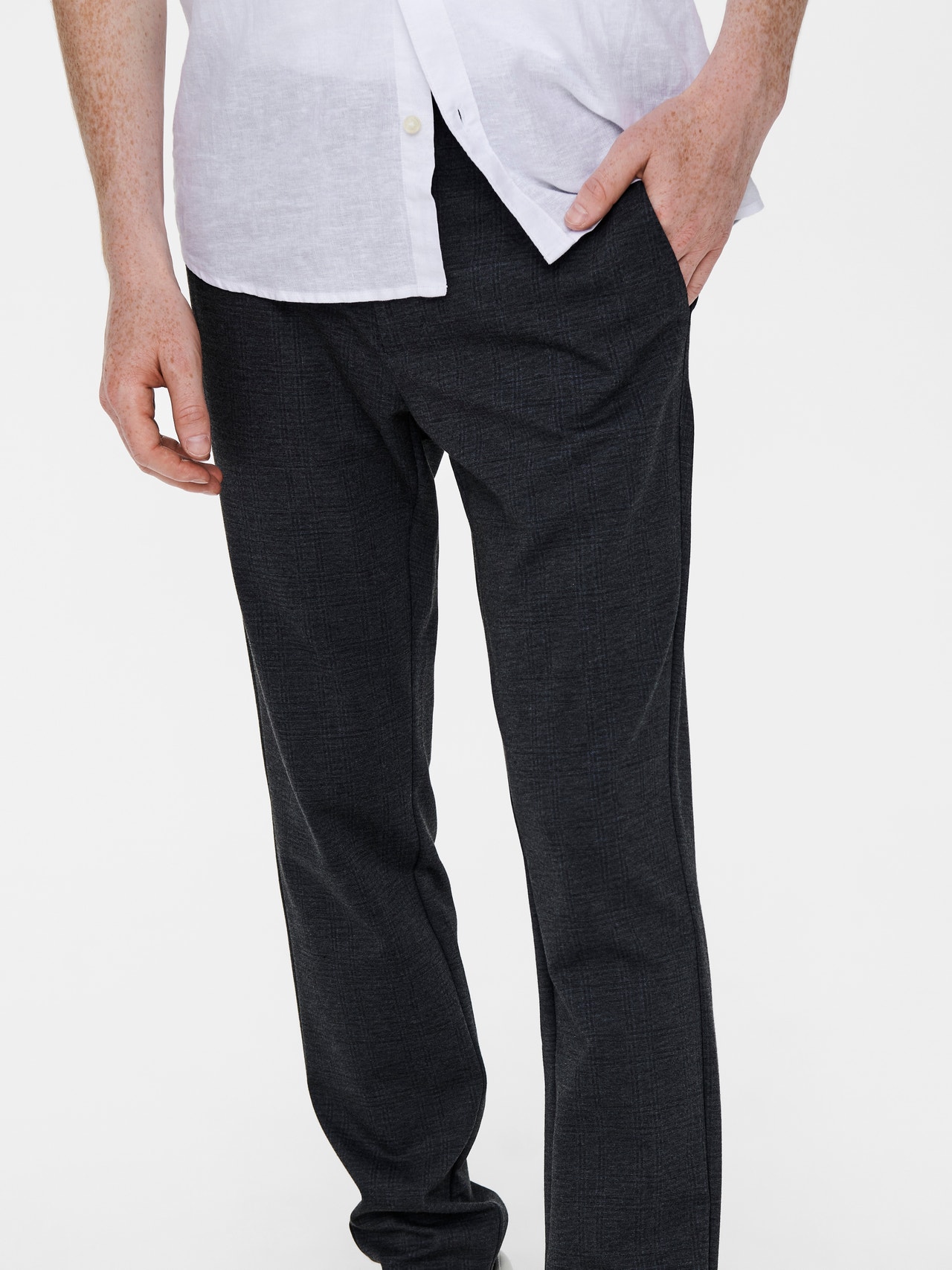 ONLY & SONS Basic trousers -Dark Navy - 22020391