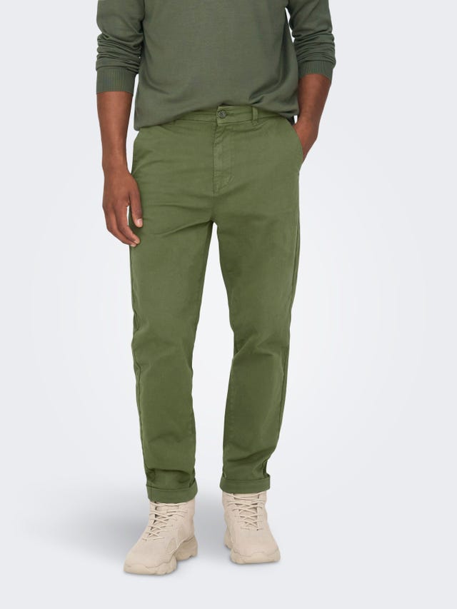 ONLY & SONS Chino pants with turn-up - 22020400