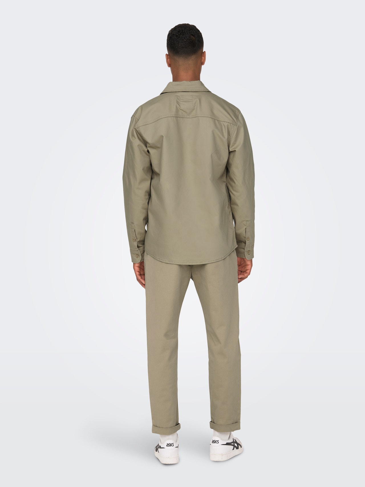 ONLY & SONS ONSKENT CROPPED CHINO MA 0400 -Chinchilla - 22020400