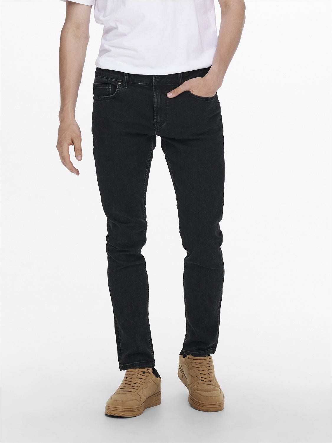 cement colour jeans pant