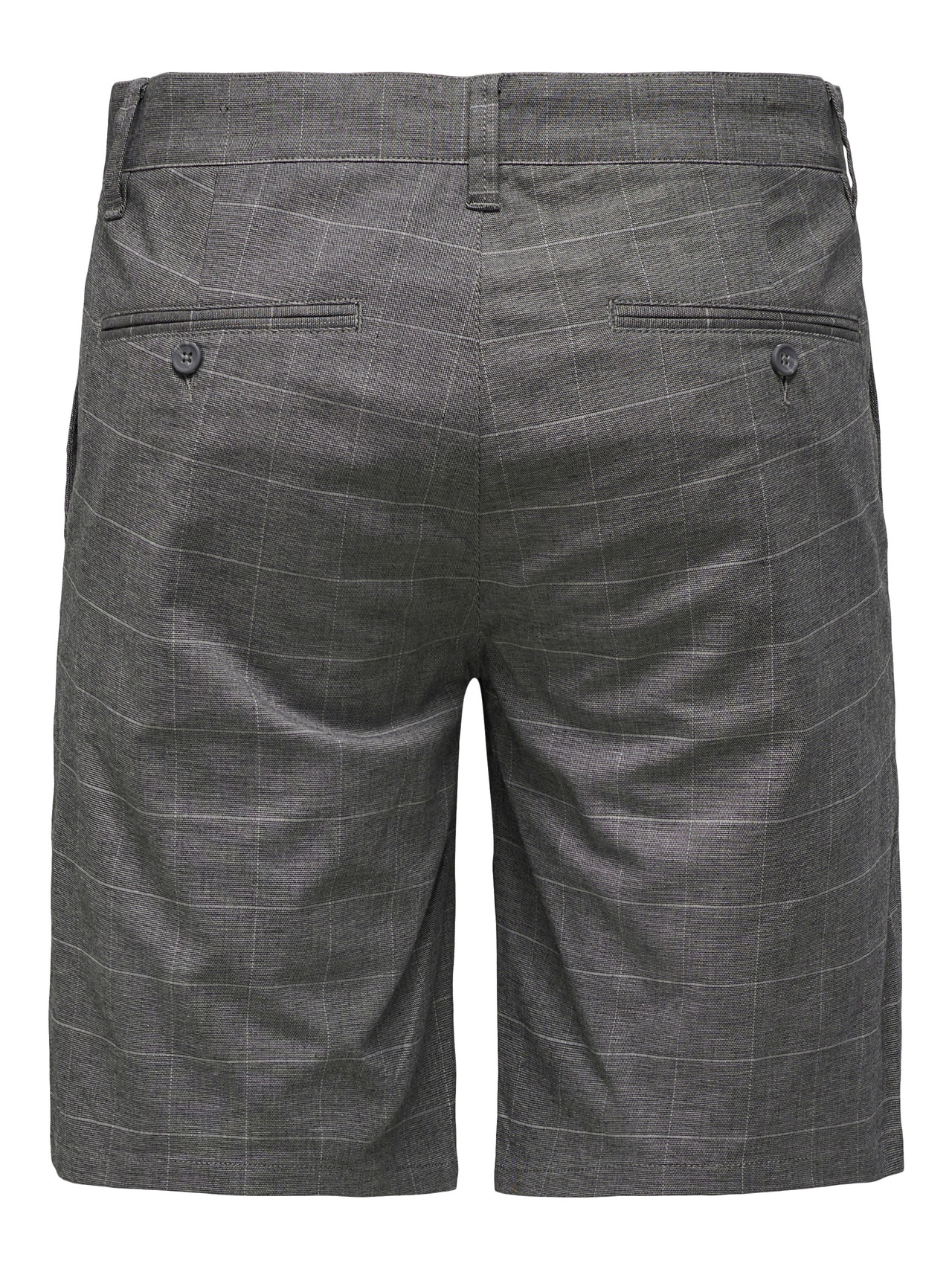 ONLY & SONS Normal passform Shorts -Grey Pinstripe - 22020475