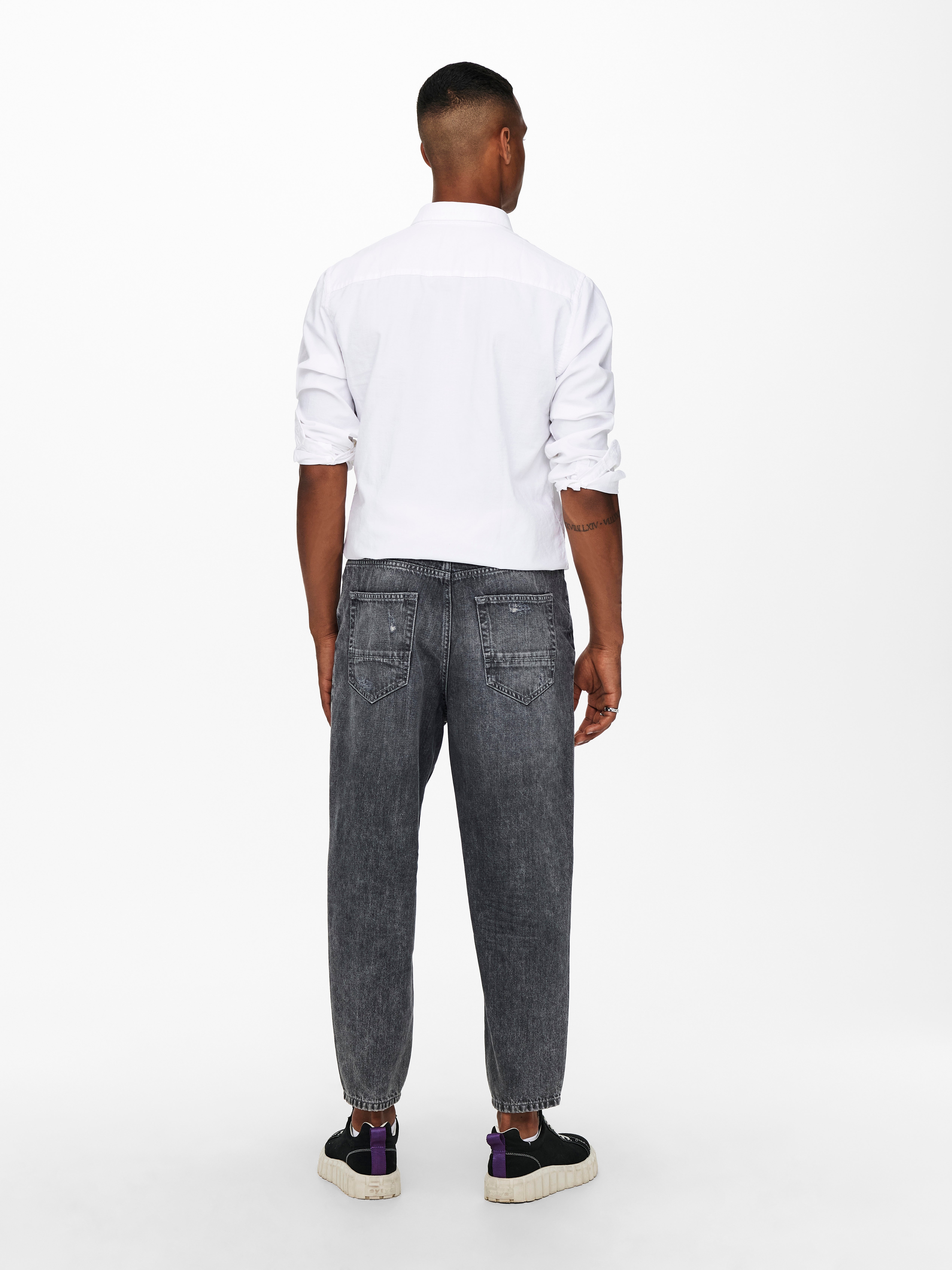 Carrot Fit Jeans | Medium Grey | ONLY 