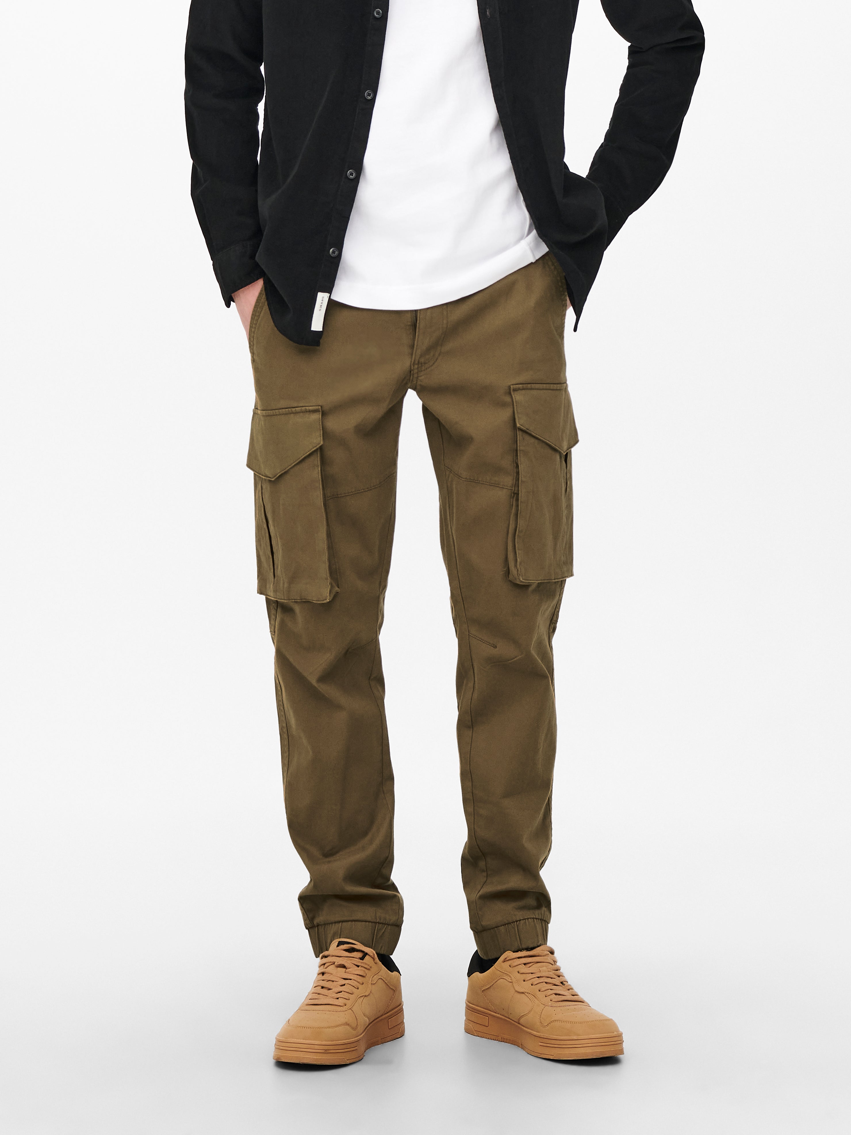 Pantaloni Tapered Fit | Light Brown | ONLY \u0026 SONS®