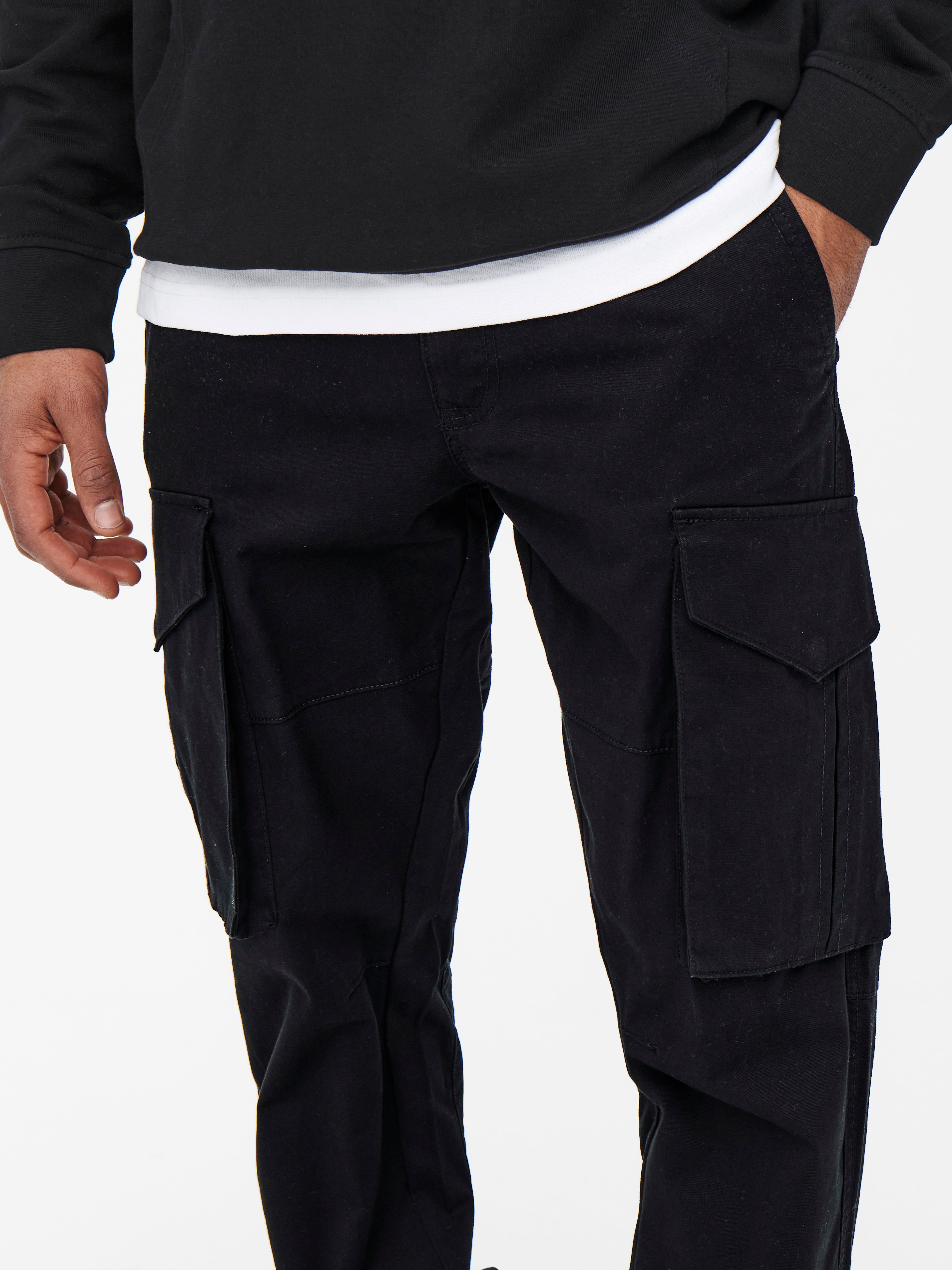 Tapered Fit Trousers | Black | ONLY \u0026 SONS®
