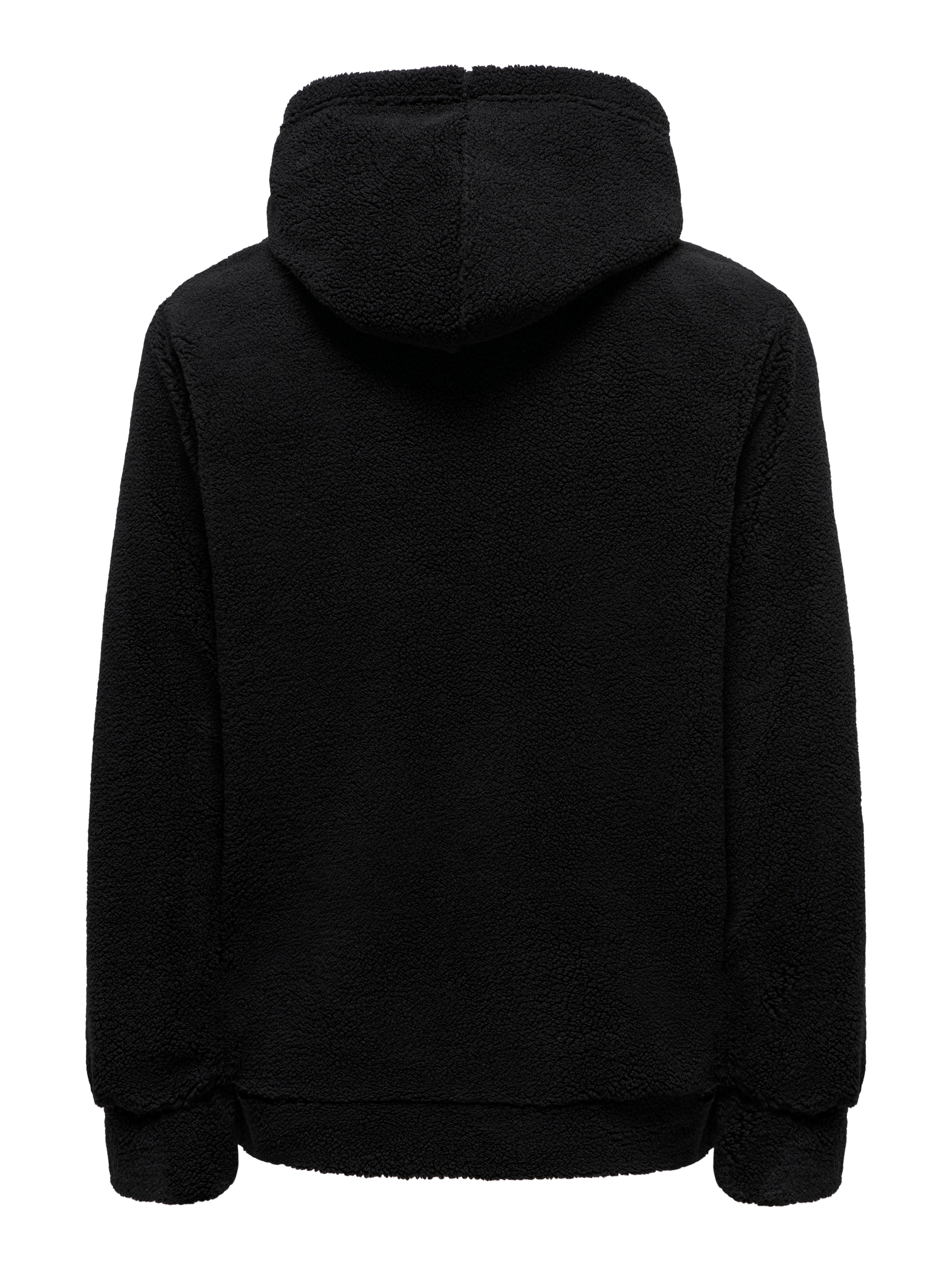 Hooded sweatshirt shop black