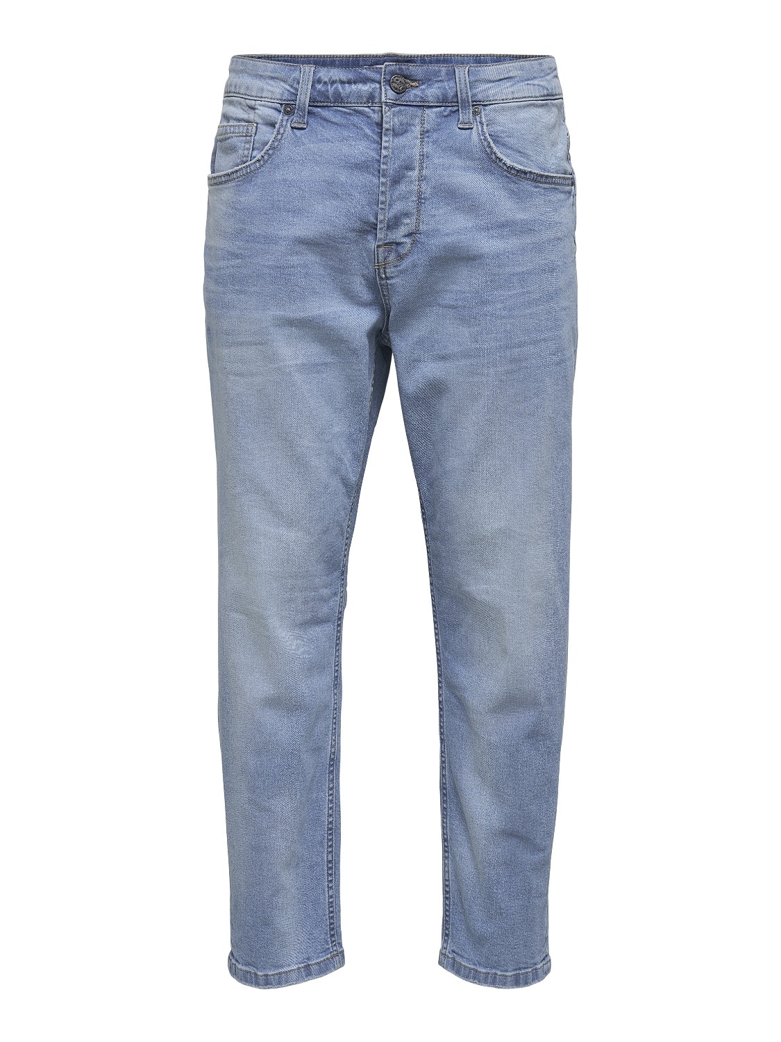ONLY & SONS Verjüngt Mid Rise Jeans -Blue Denim - 22020775