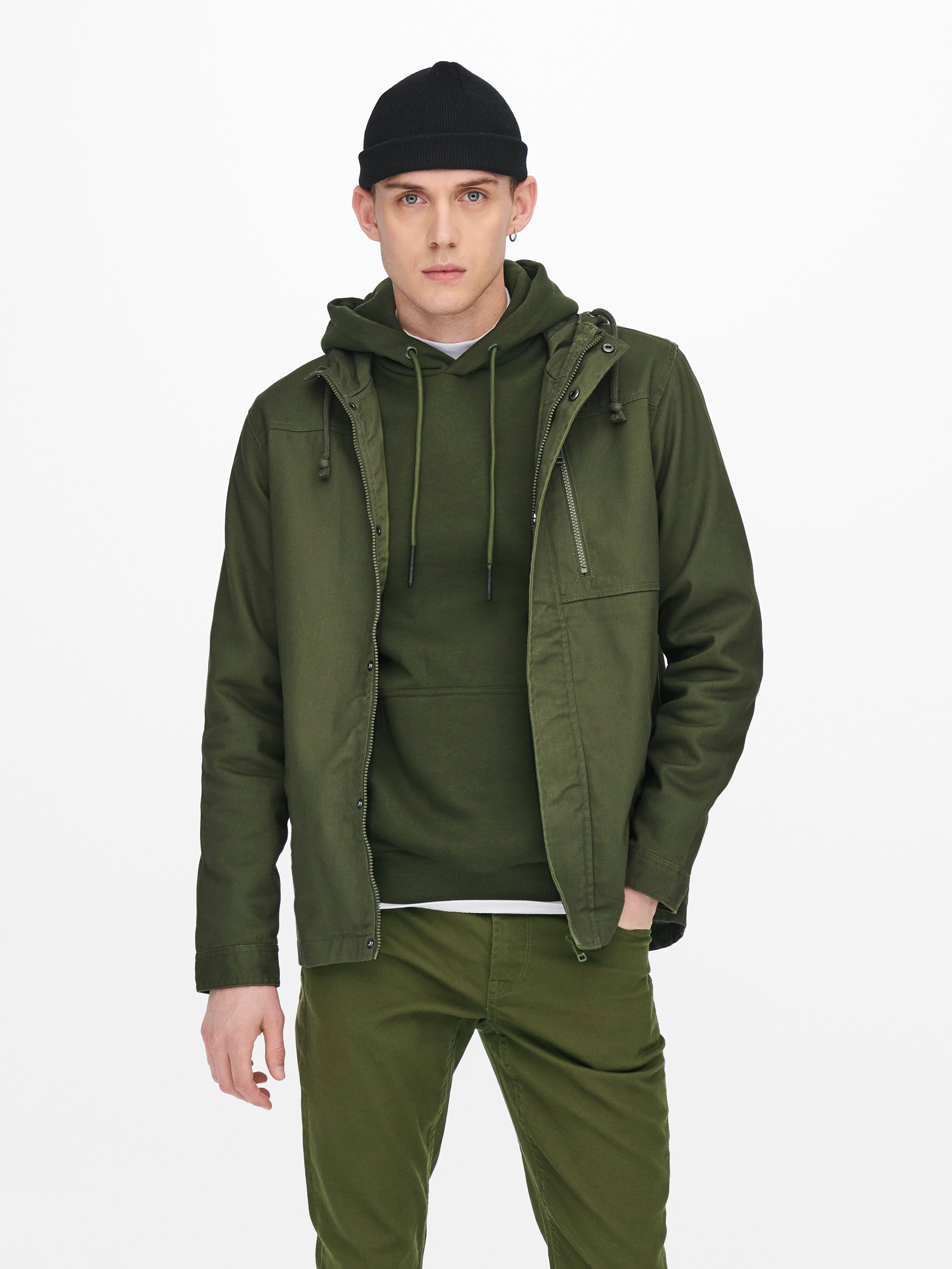 Descuento Caliente Parkas De Invierno A Prueba De Viento De Montañismo De  La Capa De Color Sólido De Moda Gruesa Con Capucha Parka Cómodo ~ Chaquetas  \u0026 Abrigos / www.clubmaleville.cl