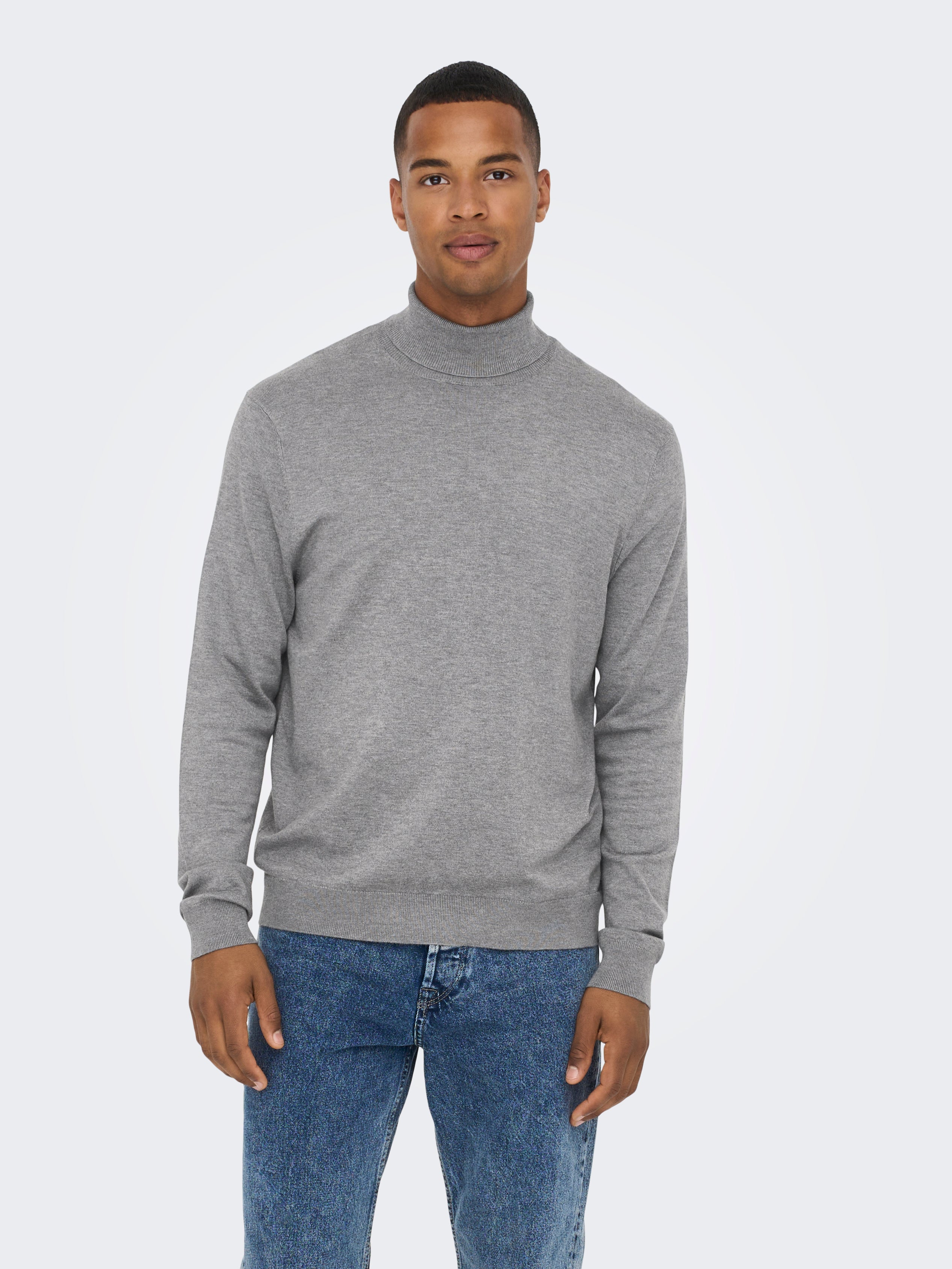 ONSWYLER Pullover | Medium Grey | ONLY & SONS®