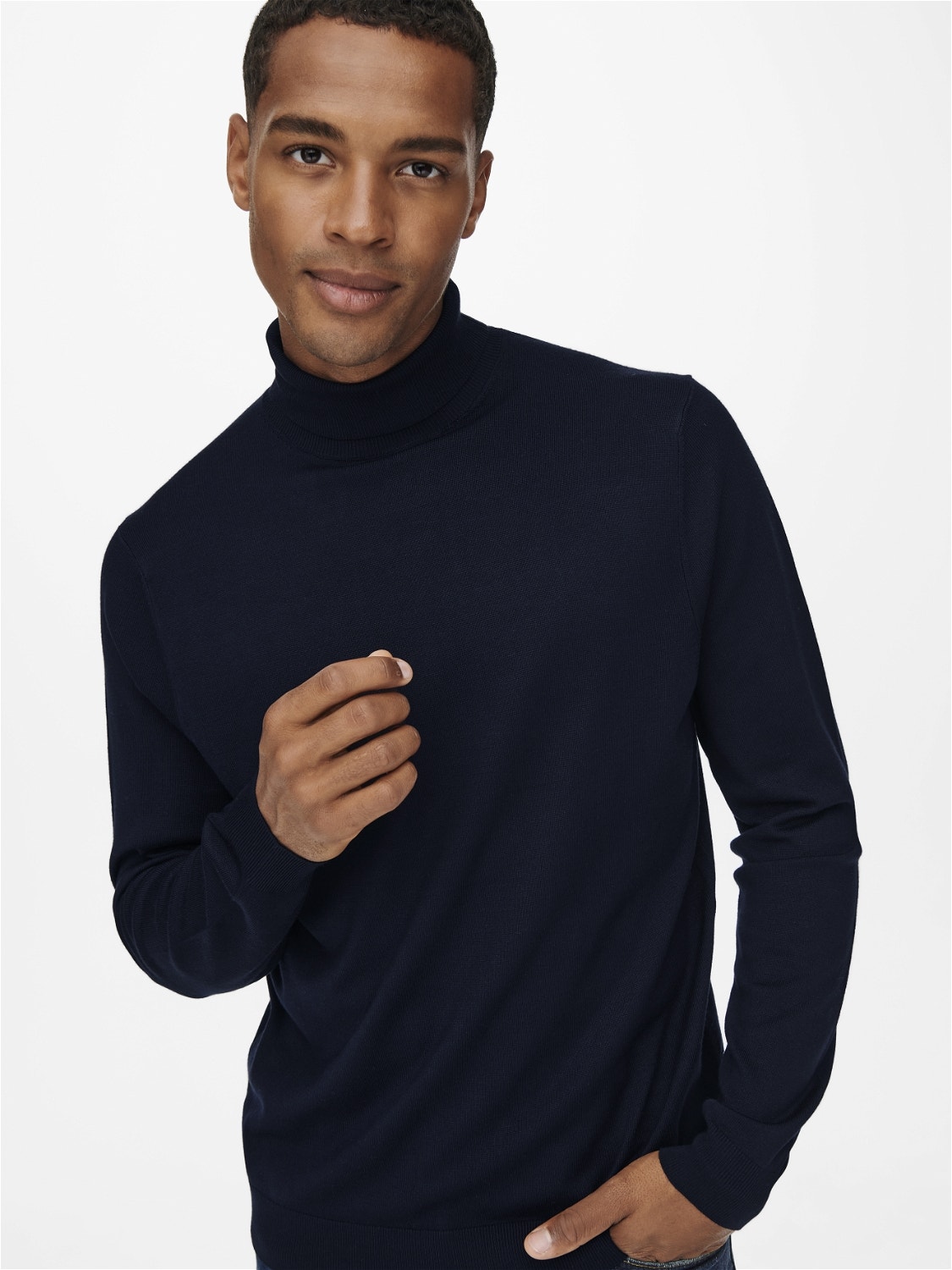 ONLY & SONS Pull-overs Col roulé -Dark Navy - 22020879