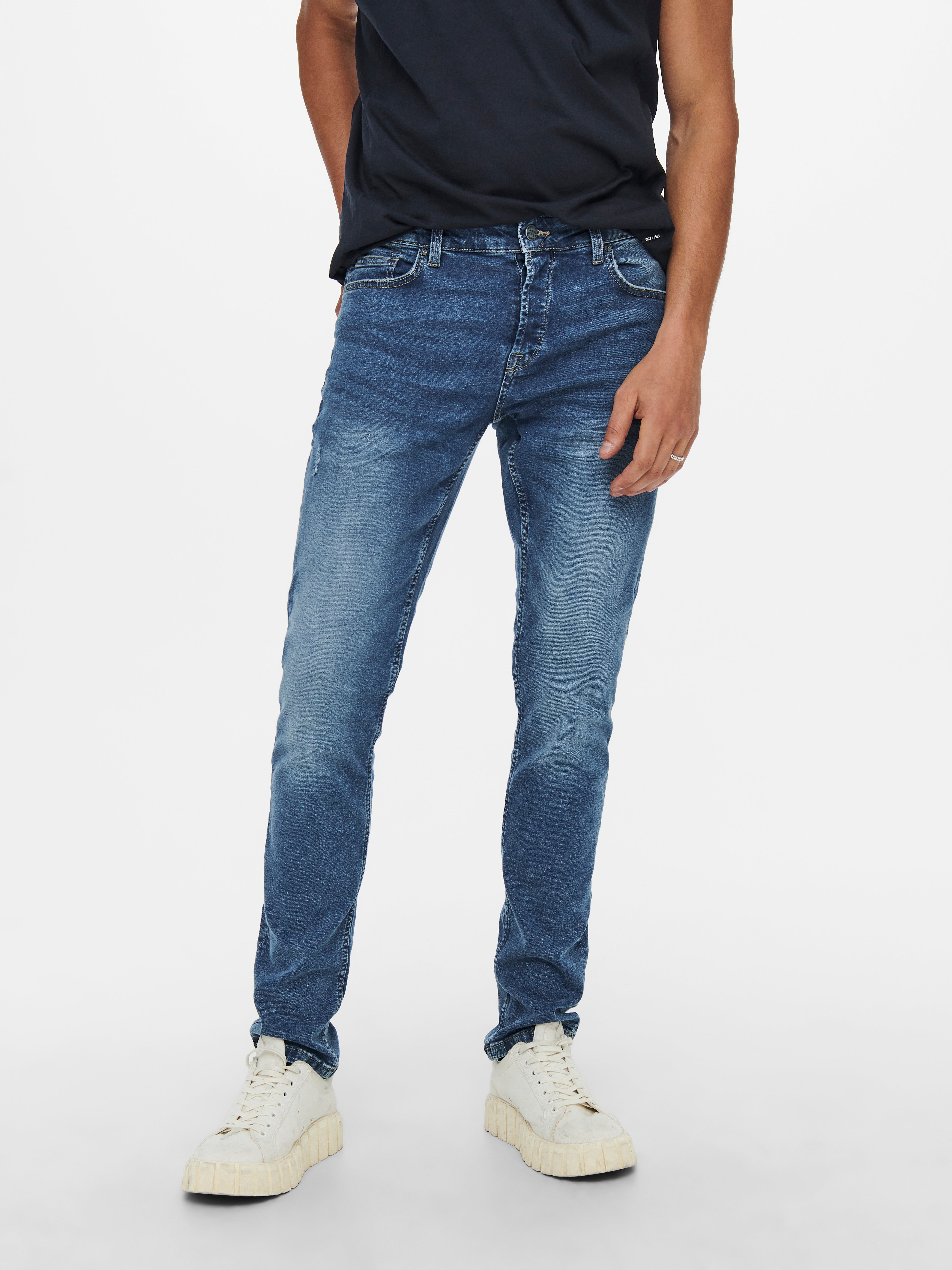 Jeans Slim Fit | White | ONLY \u0026 SONS®