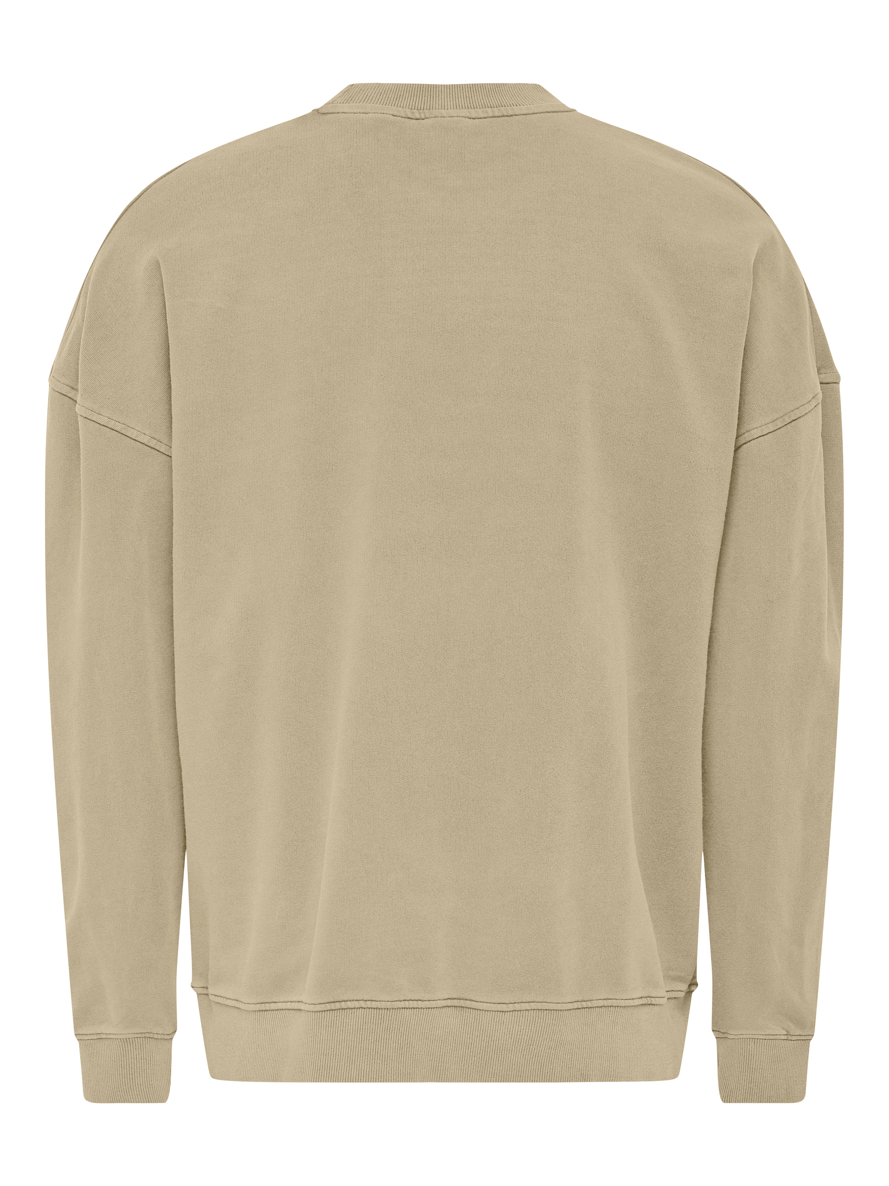 solid color crewneck sweatshirt