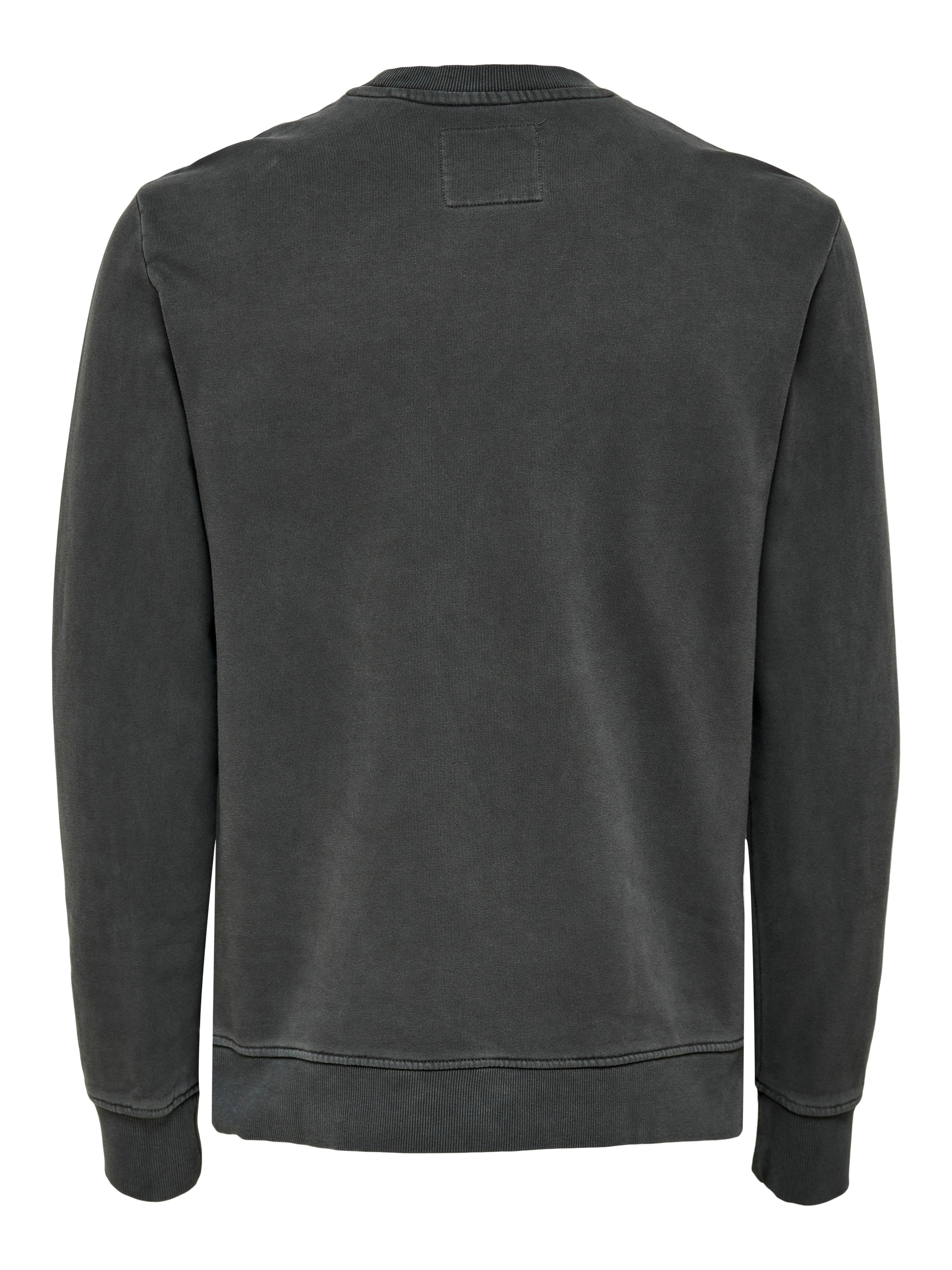 Regular Fit O-Neck Sweatshirt with 70 