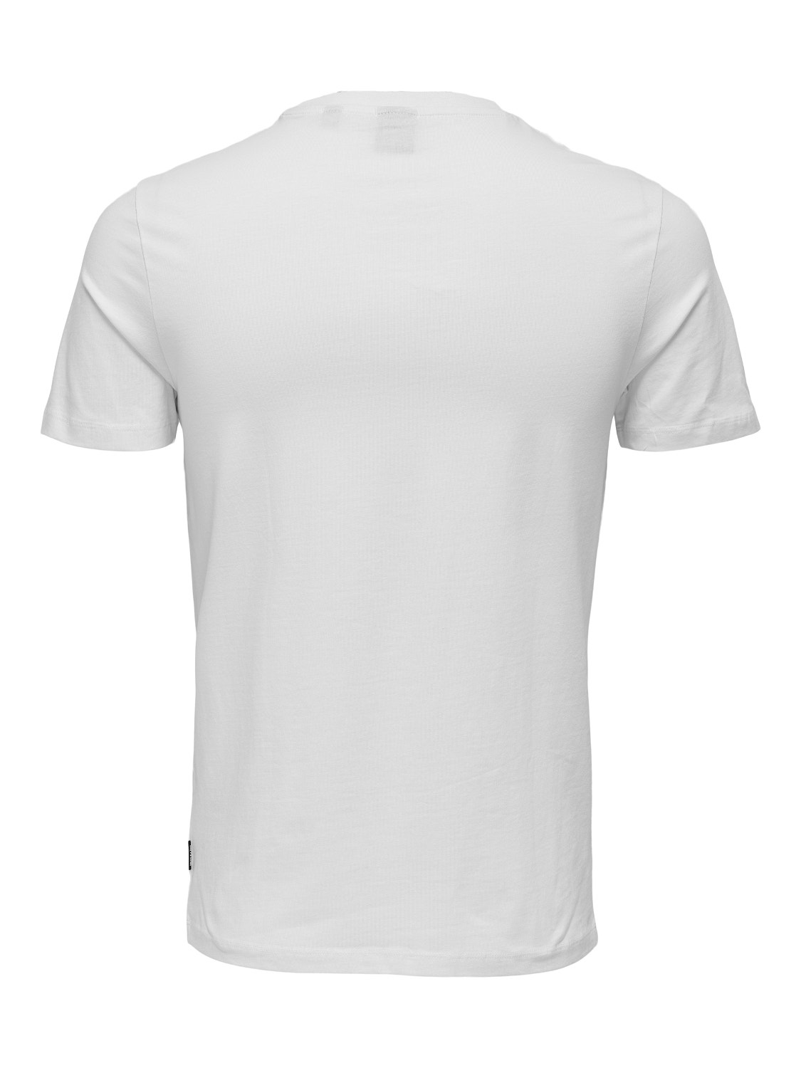 ONLY & SONS Slim Fit Rundhals T-Shirt -White - 22021181