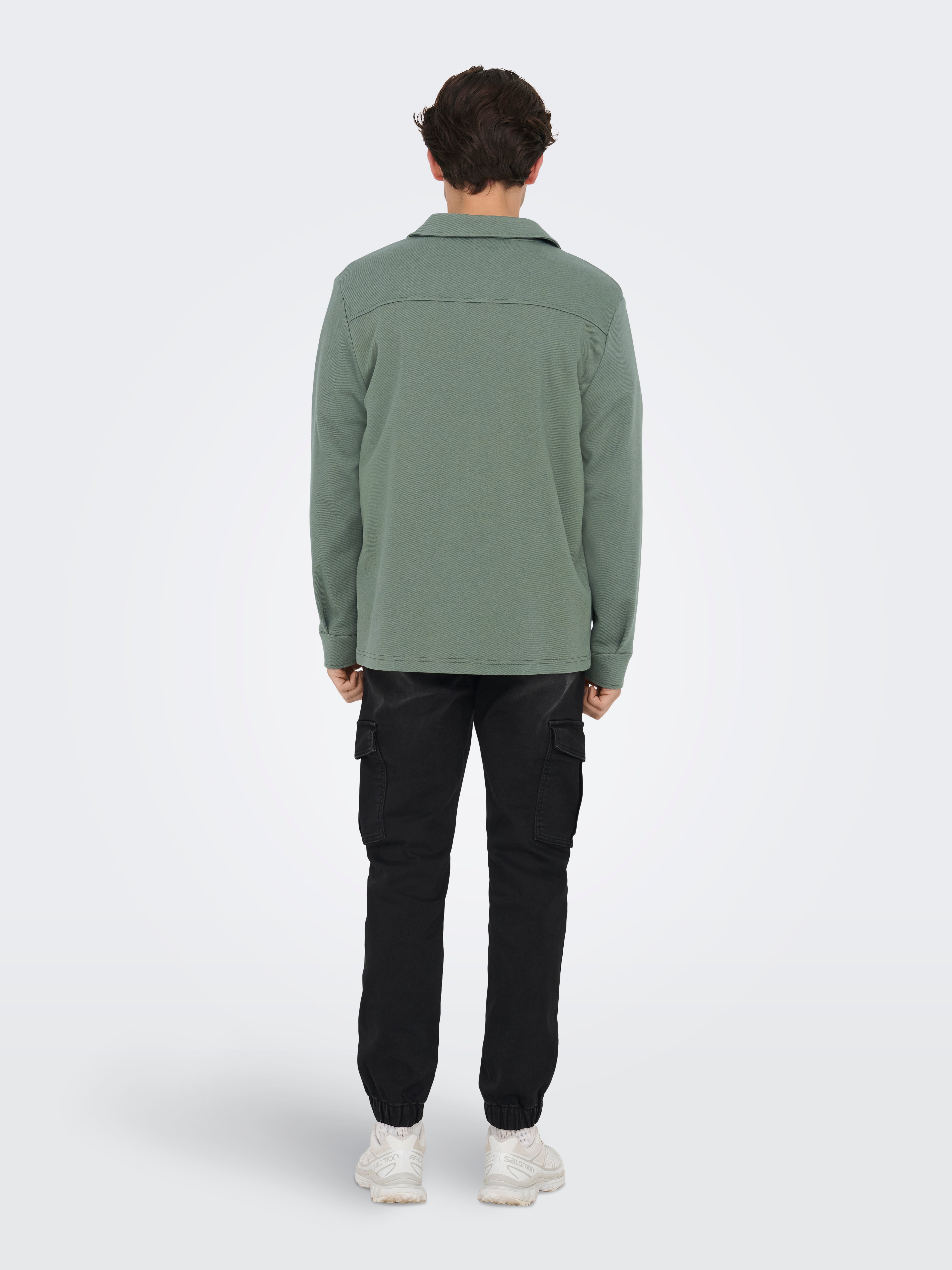 OBSIDIAN オブシディアン SHORT SLEEVE SHIRTS カーキ OBSIDIAN｜オブシディアンのカットソー・Tシャツ通販｜ELLE SHOP