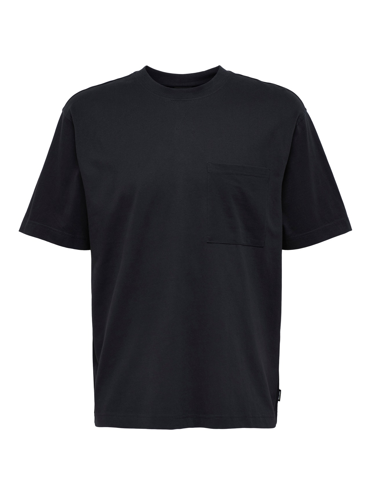 ONLY & SONS Oversized t-shirt with chest pocket -Dark Navy - 22021324