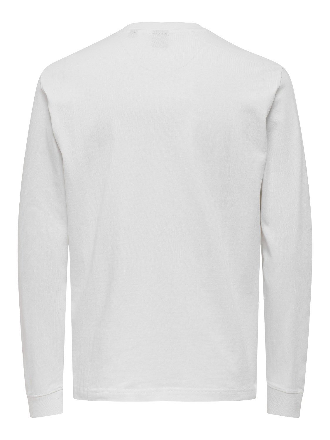 ONLY & SONS Normal geschnitten Rundhals T-Shirt -Bright White - 22021335