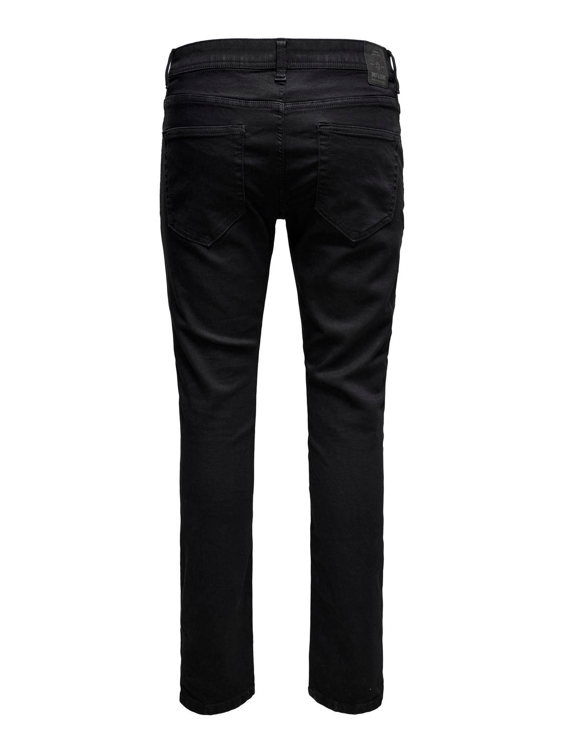 ONLY & SONS Slim Fit Jeans -Black Denim - 22021418