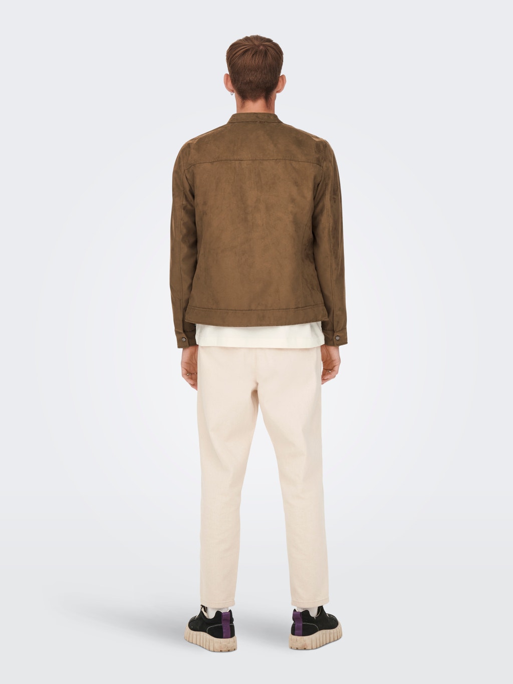 Faux suede jacket | Light Brown | ONLY & SONS®