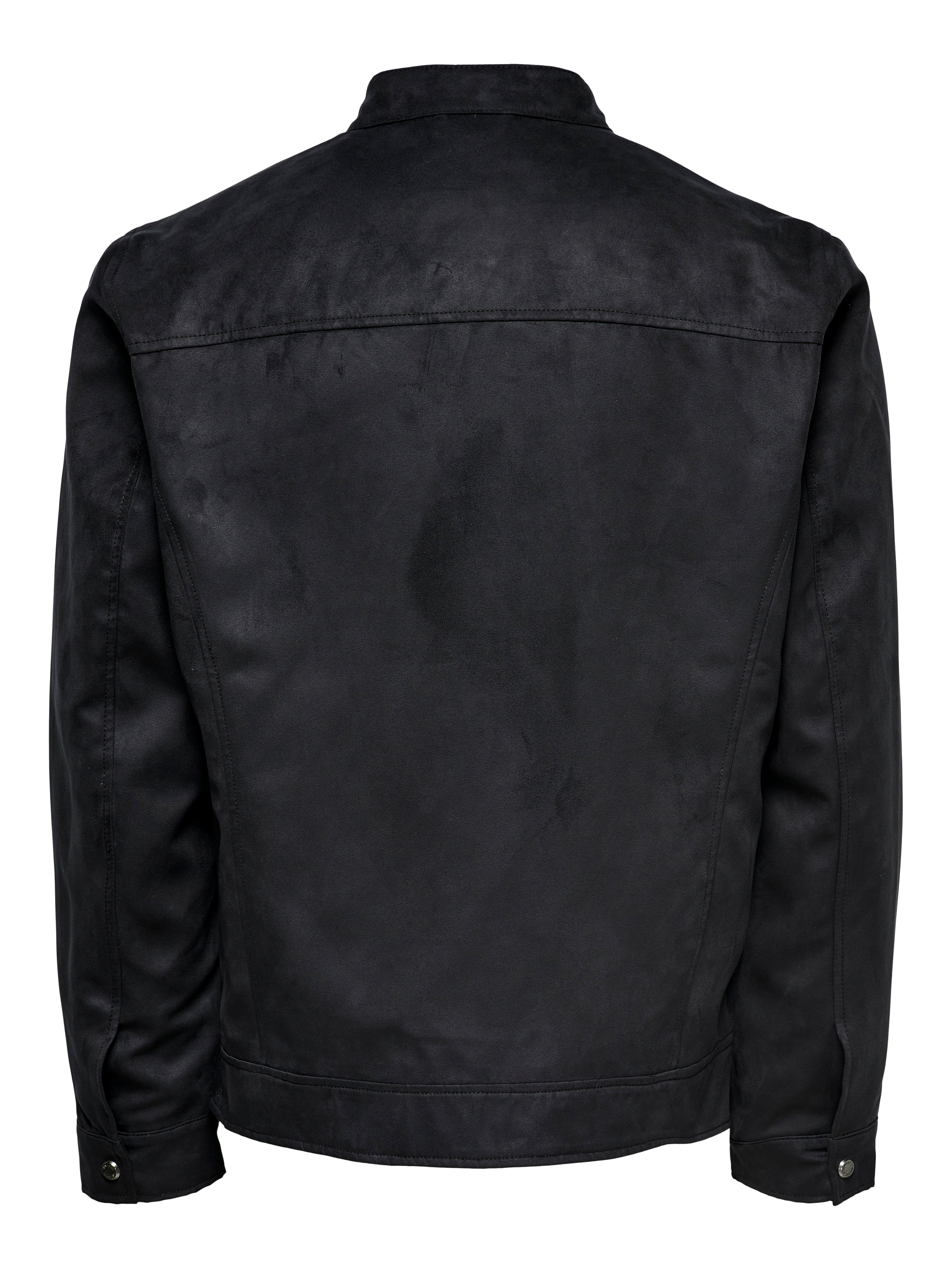 Faux suede jacket Black ONLY SONS