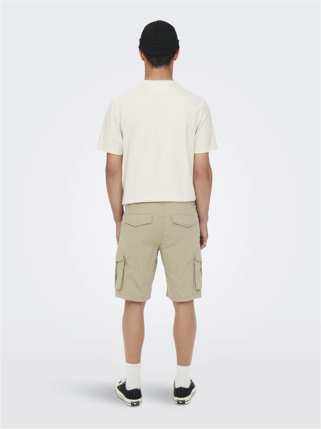ONLY & SONS Normal passform Cargoshorts -Chinchilla - 22021459