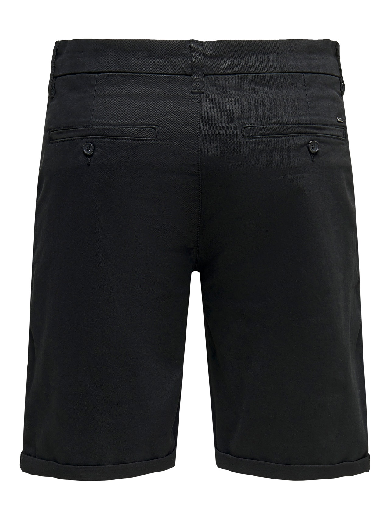 ONLY & SONS Mittlere Taille Shorts -Black - 22021460