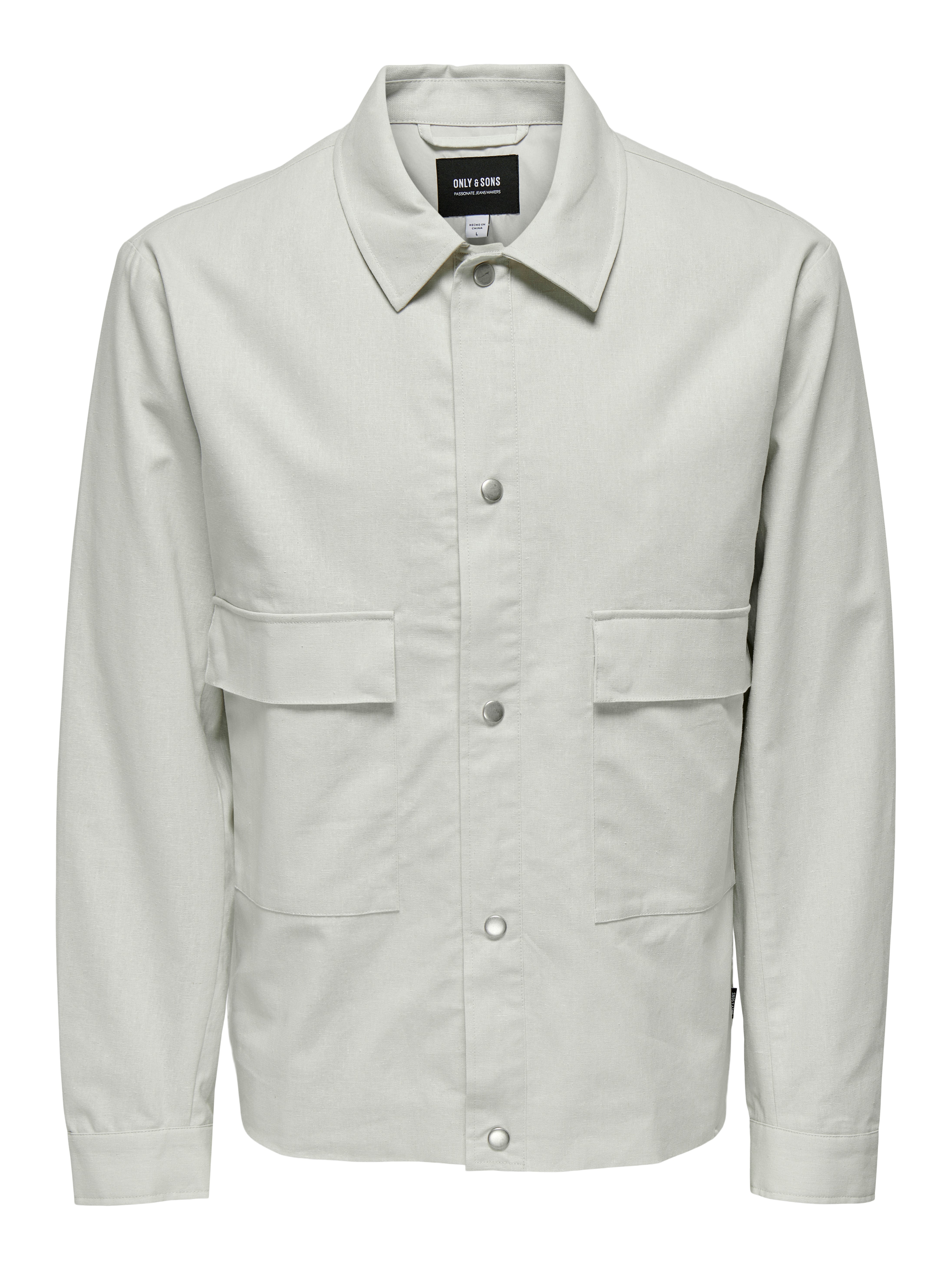 Fly-Away Kragen Jacke | Hellgrau | ONLY & SONS®