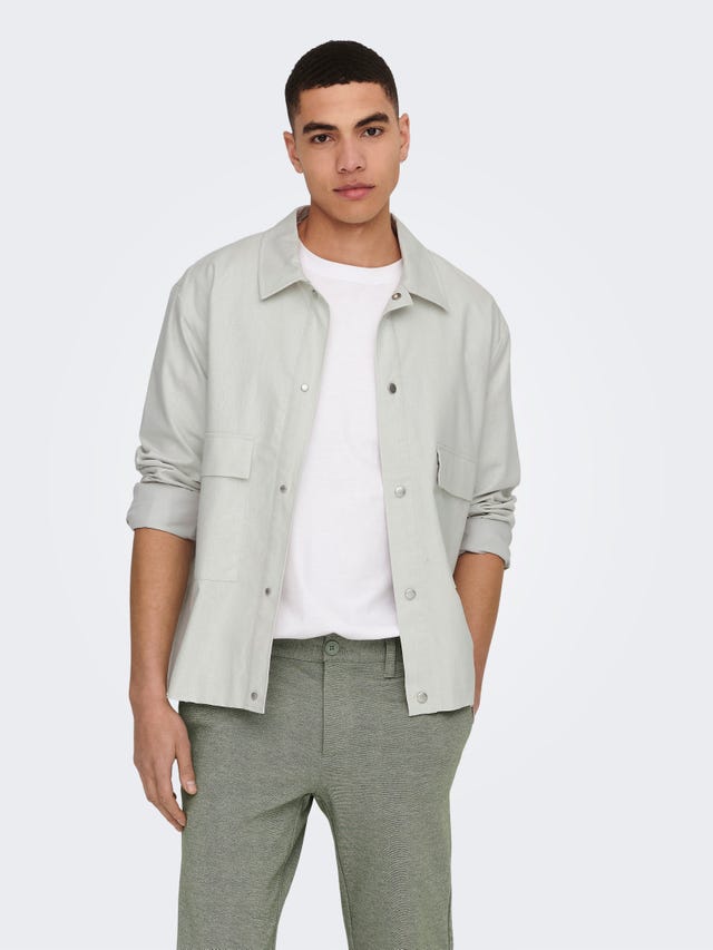 ONLY & SONS Overshirt with button closure - 22021513