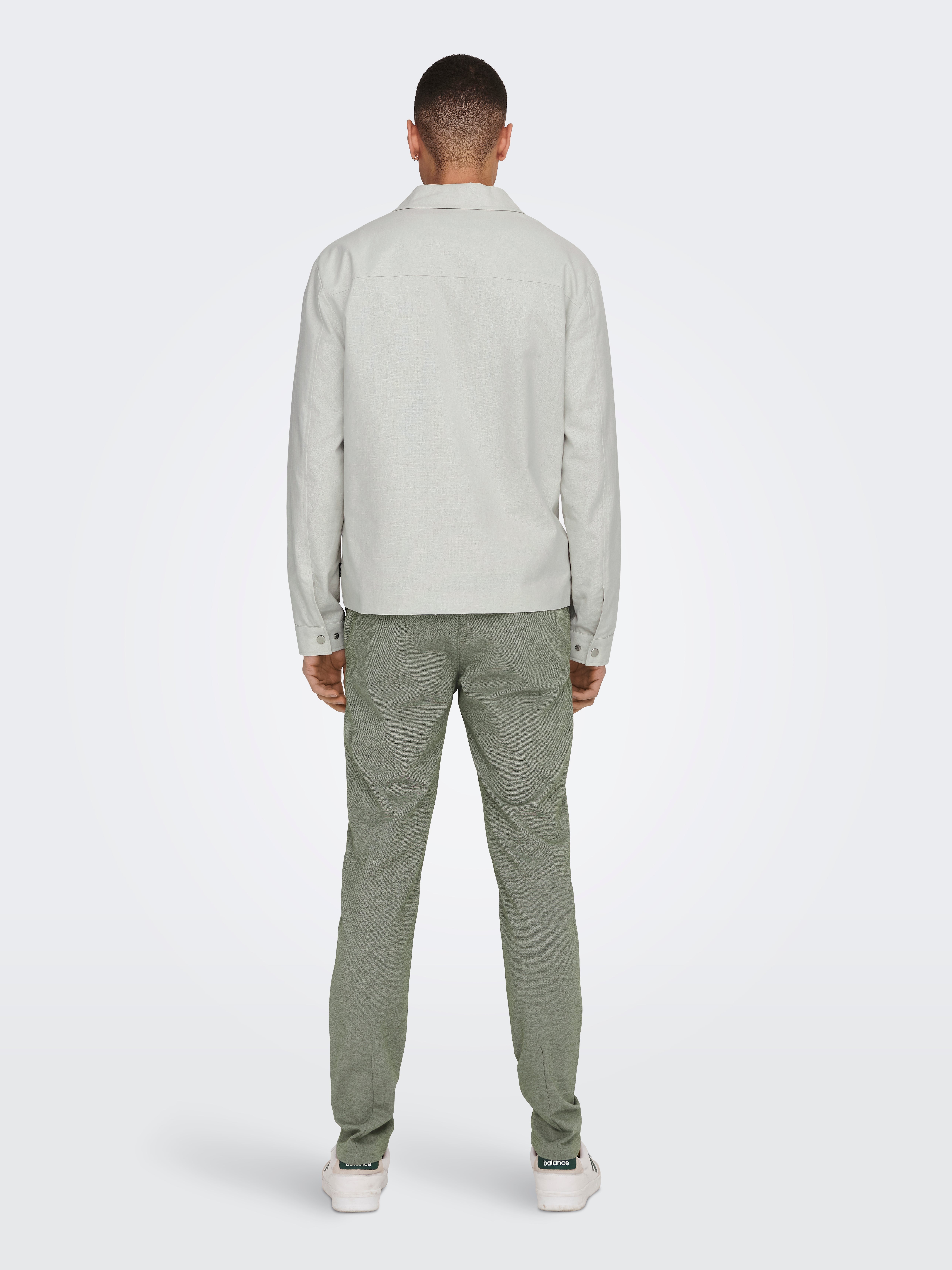 Fly-Away Kragen Jacke | Hellgrau | ONLY & SONS®