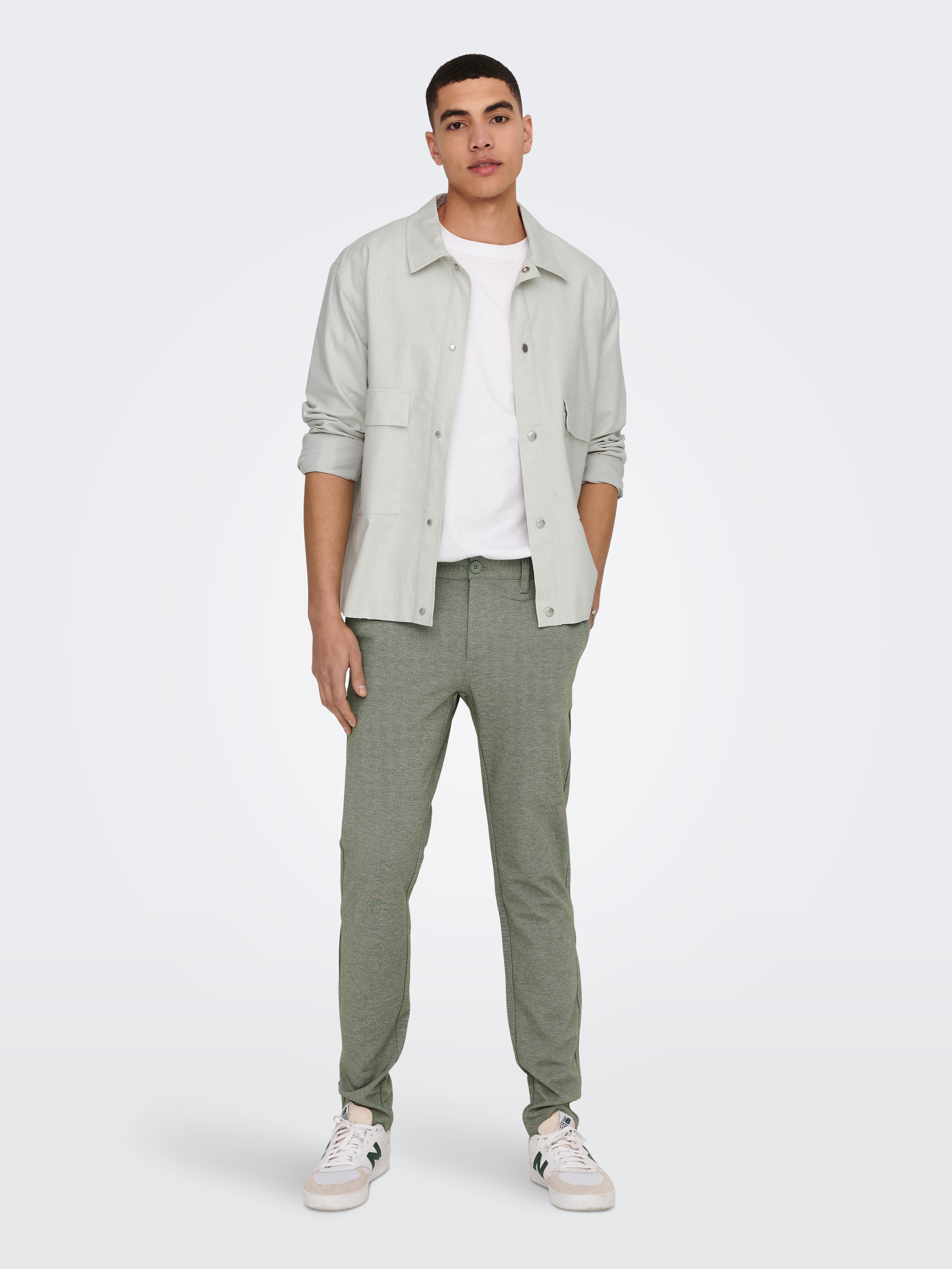 Fly-Away Kragen Jacke | Hellgrau | ONLY & SONS®