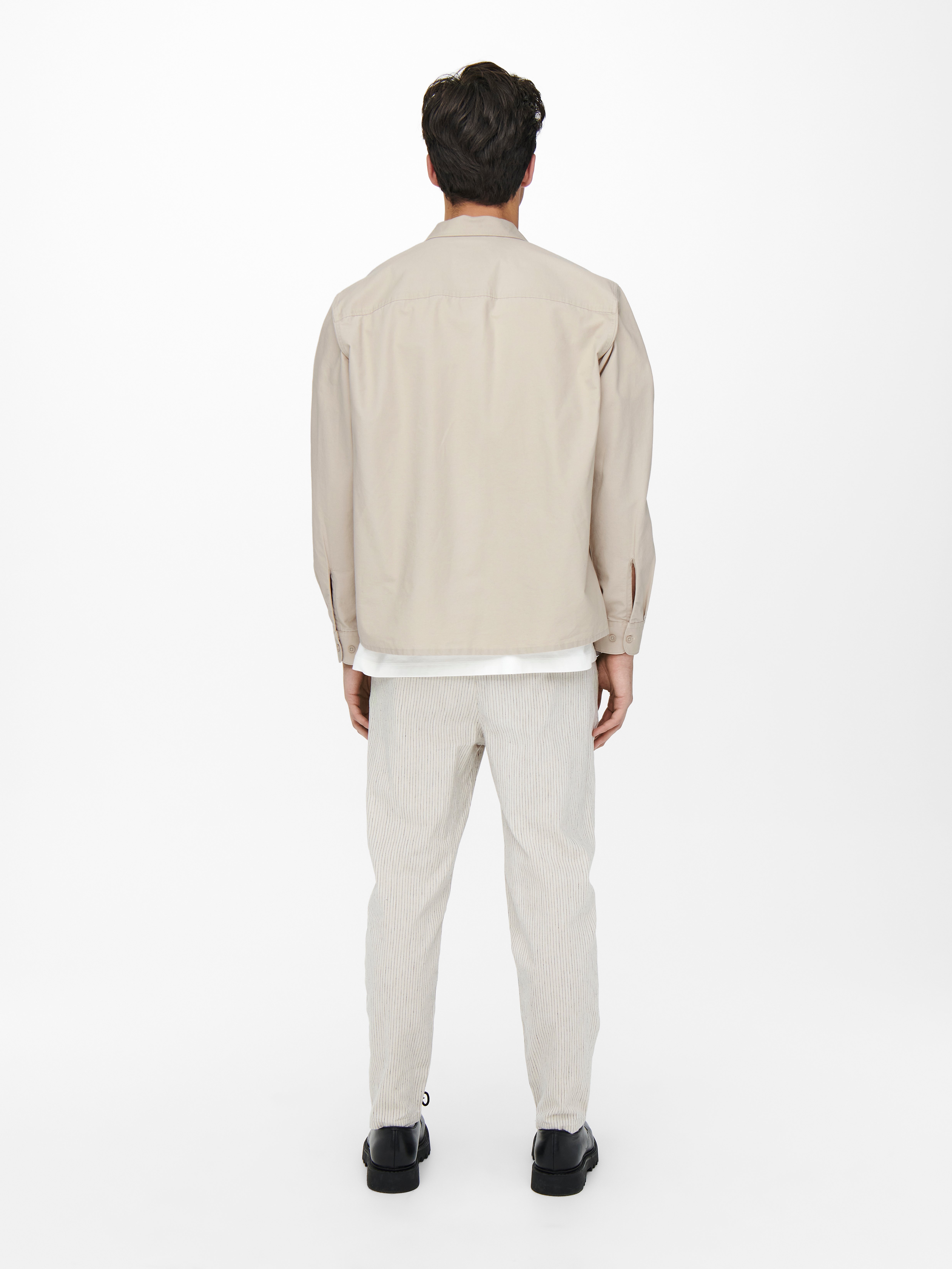 Loose Fit Shirt | Light Grey | ONLY \u0026 SONS®
