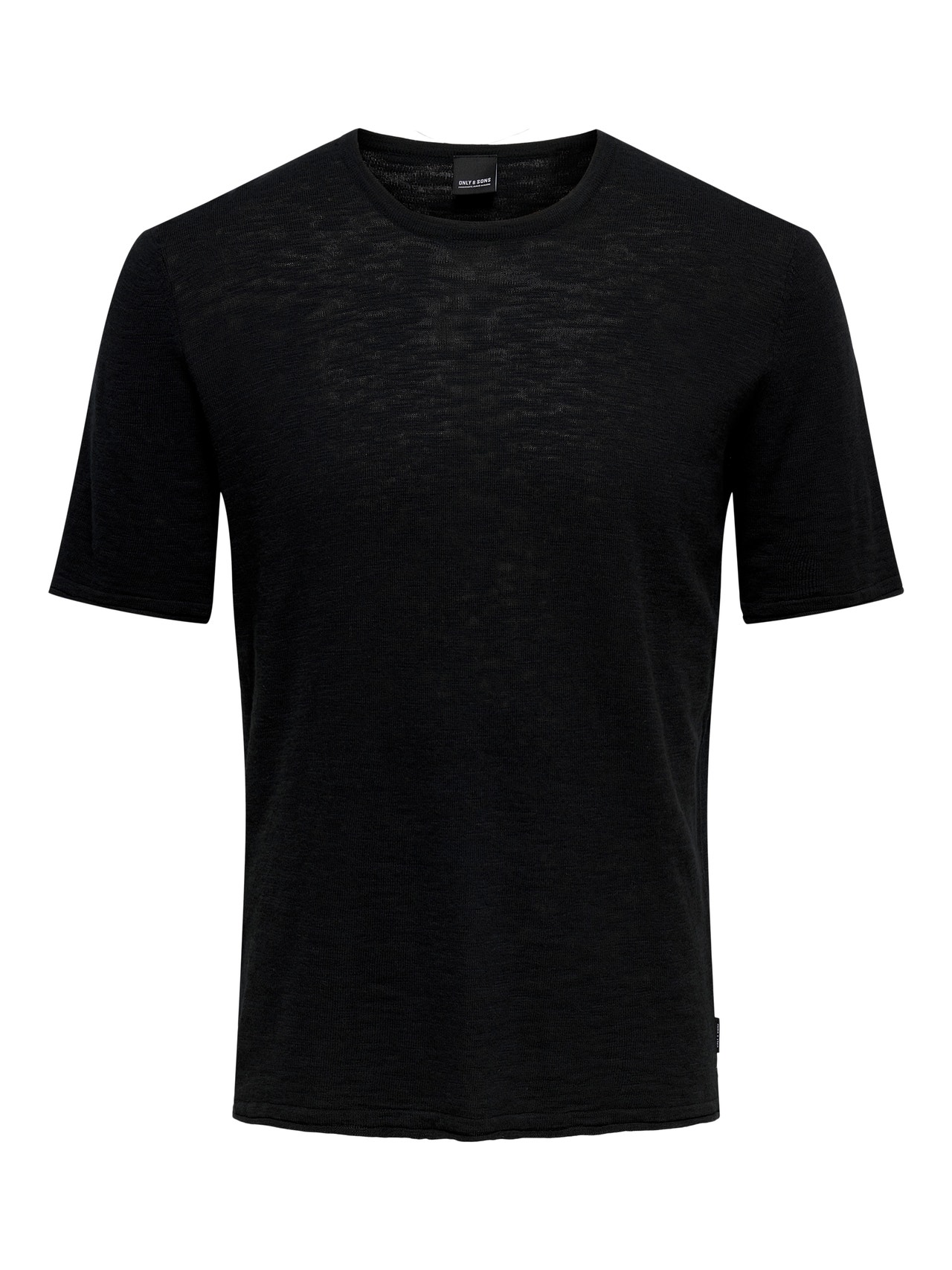 ONLY & SONS Round Neck Pullover -Black - 22021635