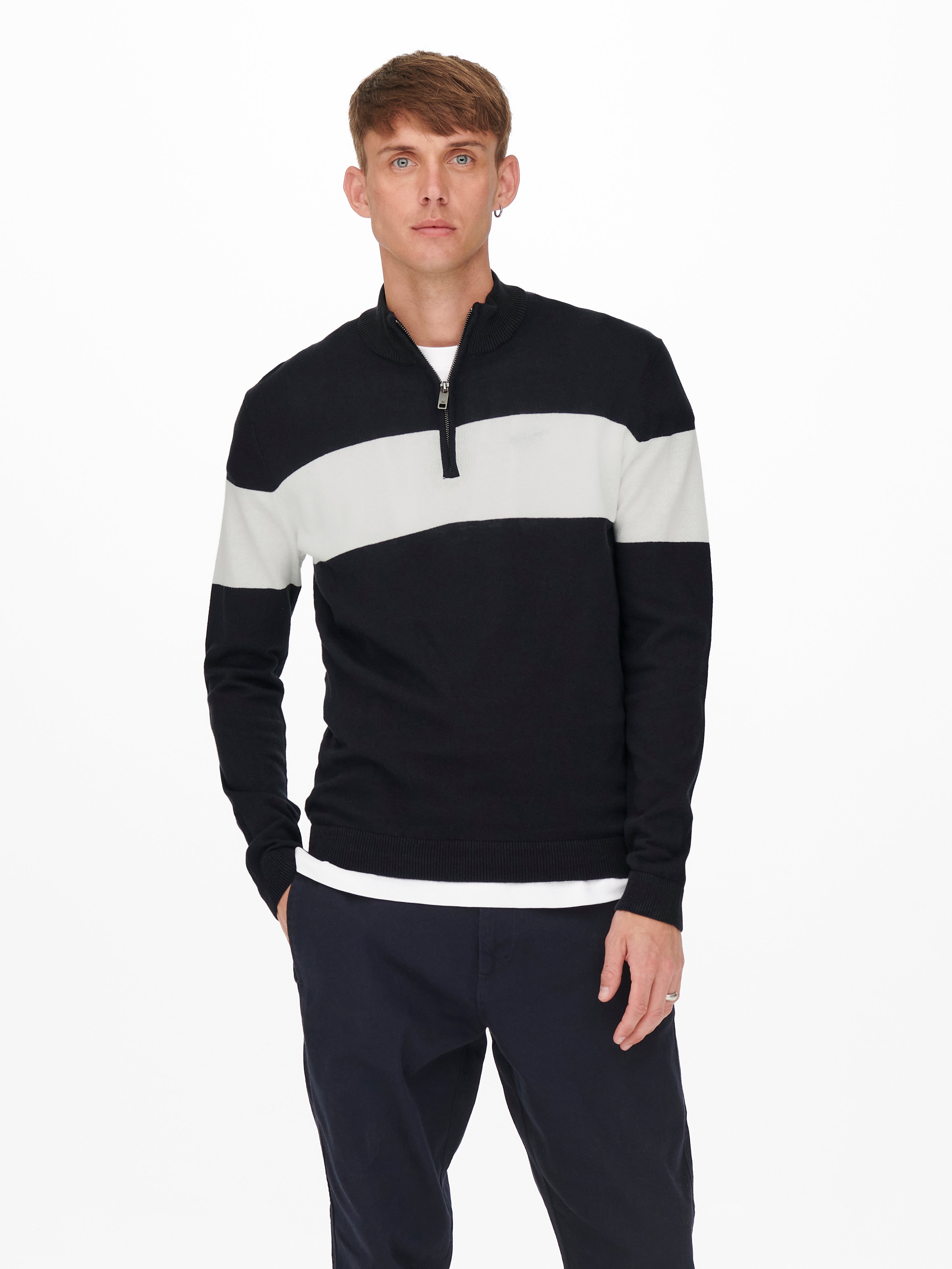 Pull Tricot Only & Sons Pour Homme - Pull En Laine Douce, Style Casual Danois - 12