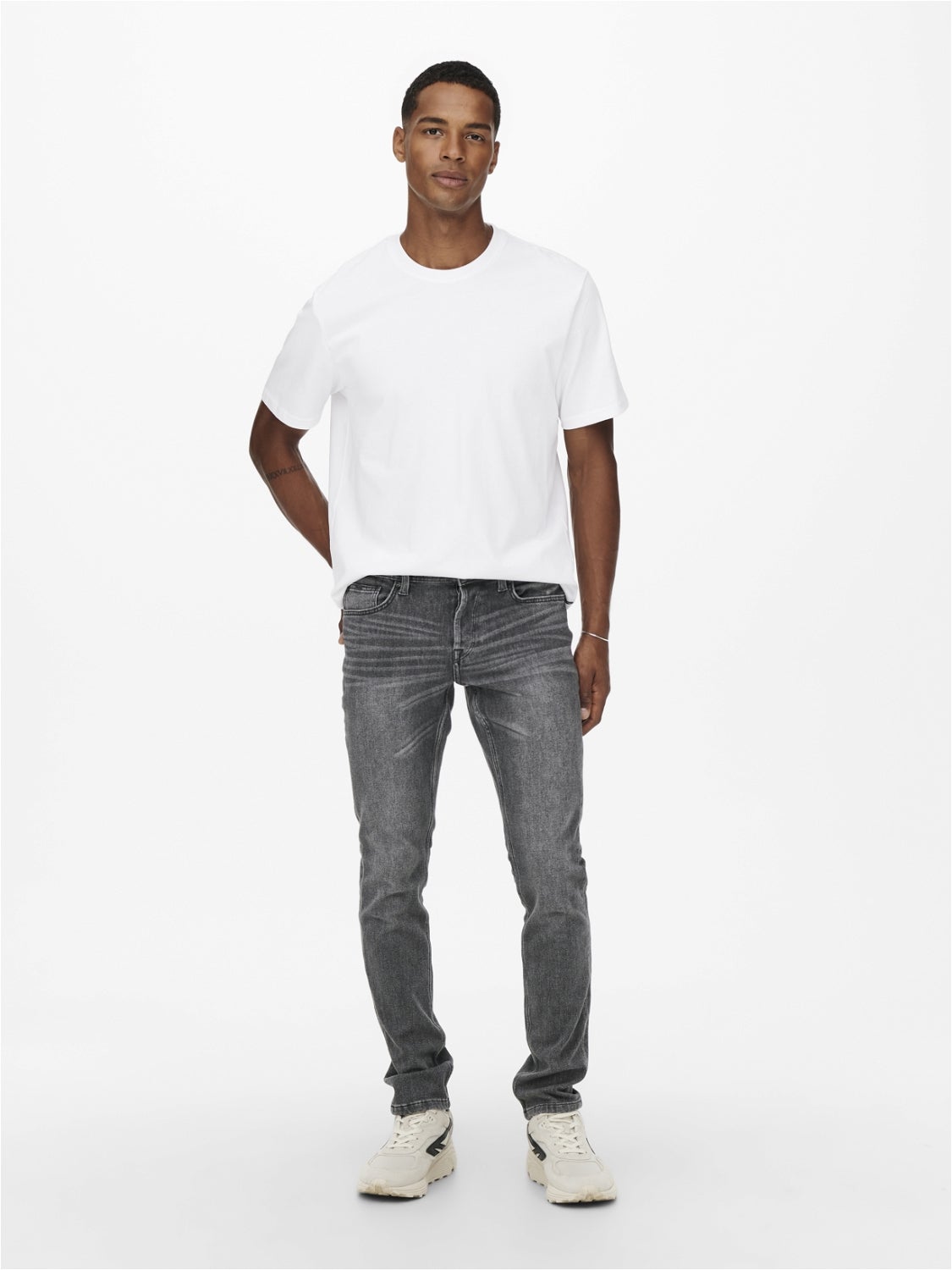 only and sons slim tapered jeans