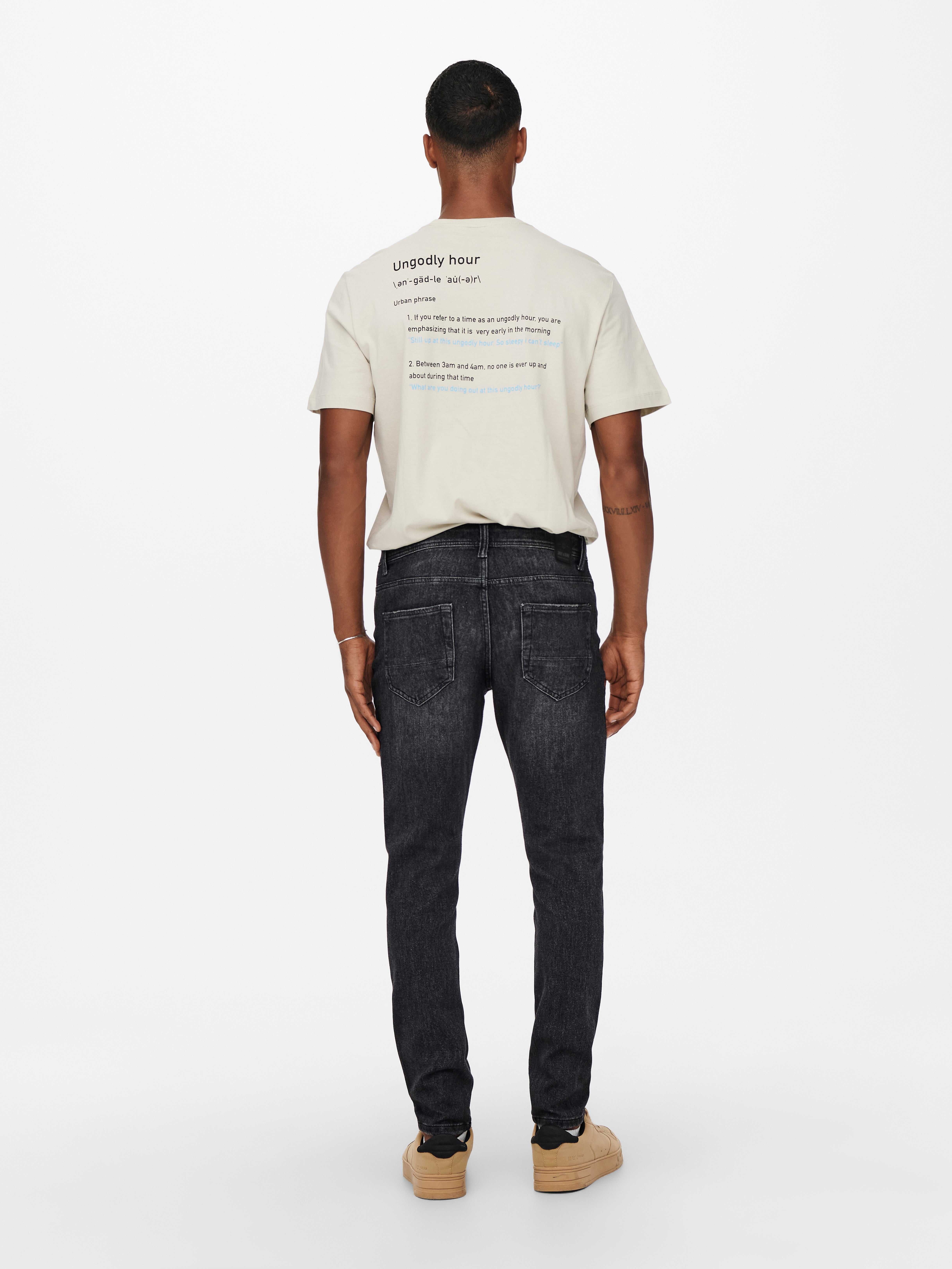 Tapered Fit Jeans with 50% discount 